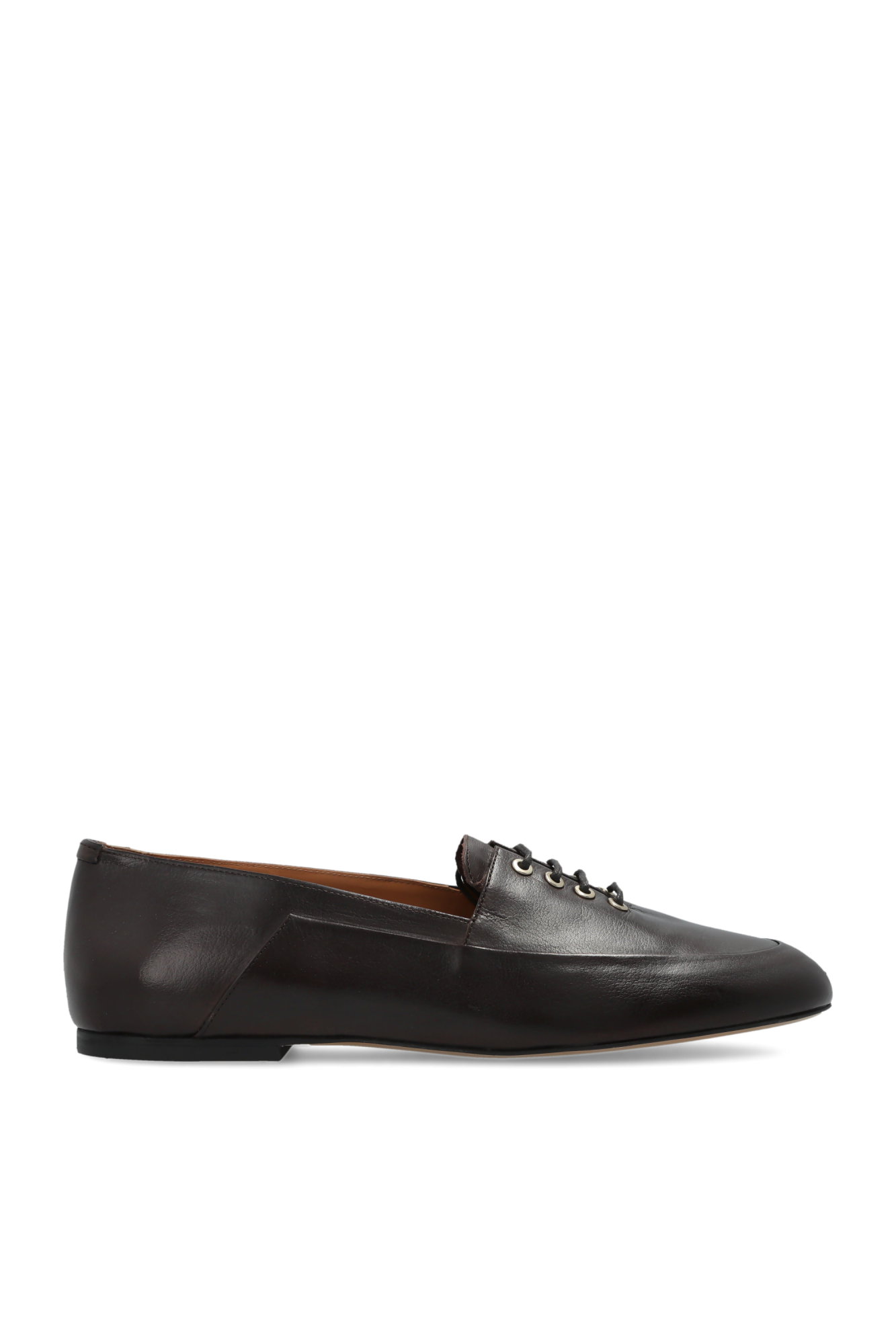 JIL SANDER Skórzane Buty, Kobiety, Brązowy