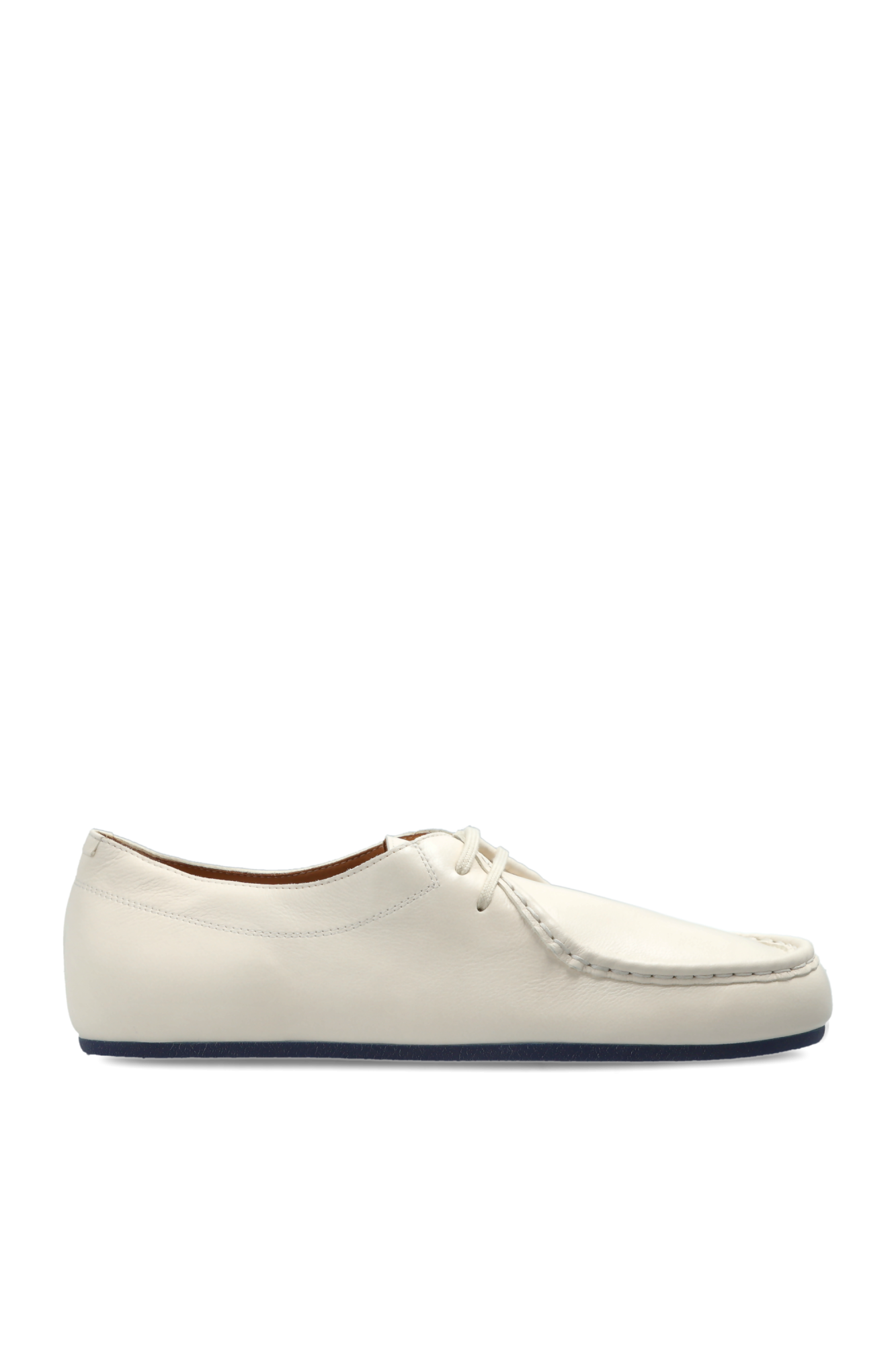 JIL SANDER Skórzane Buty ‘Lace Up’, Kobiety, Kremowy