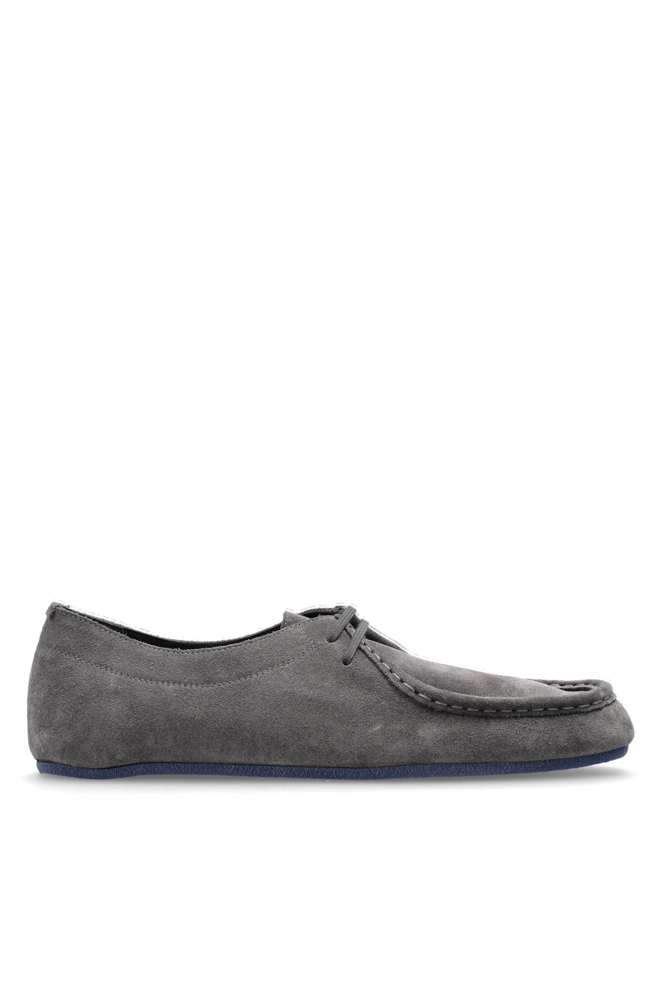 JIL SANDER Zamszowe Buty, Mężczyźni, Szary