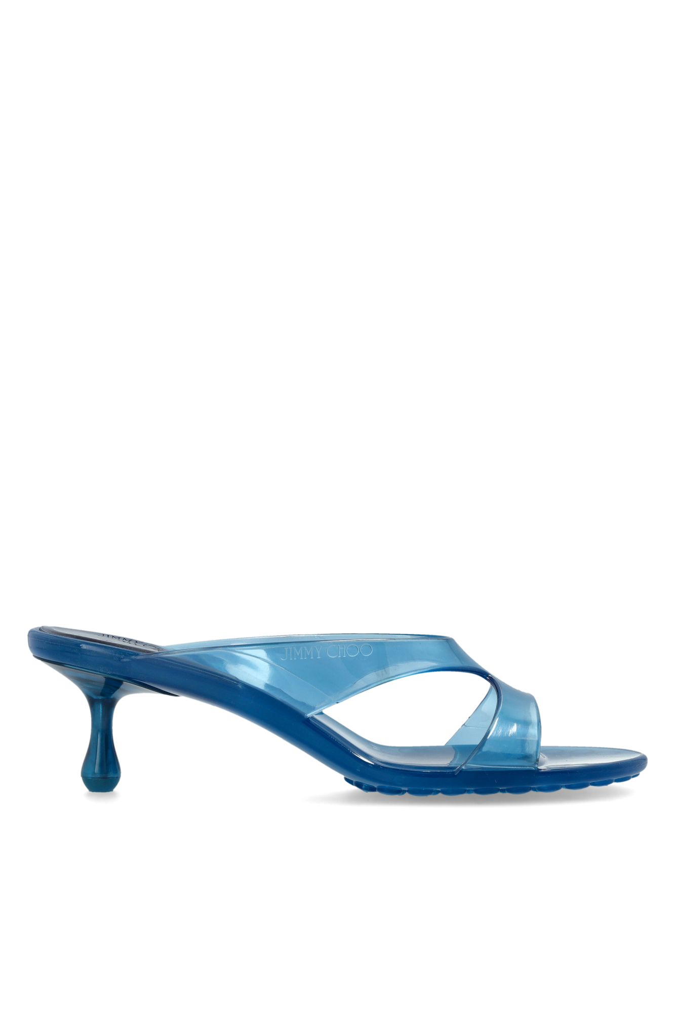 Jimmy Choo Klapki Na Obcasie ‘Jelly Drop 50’, Kobiety, Niebieski