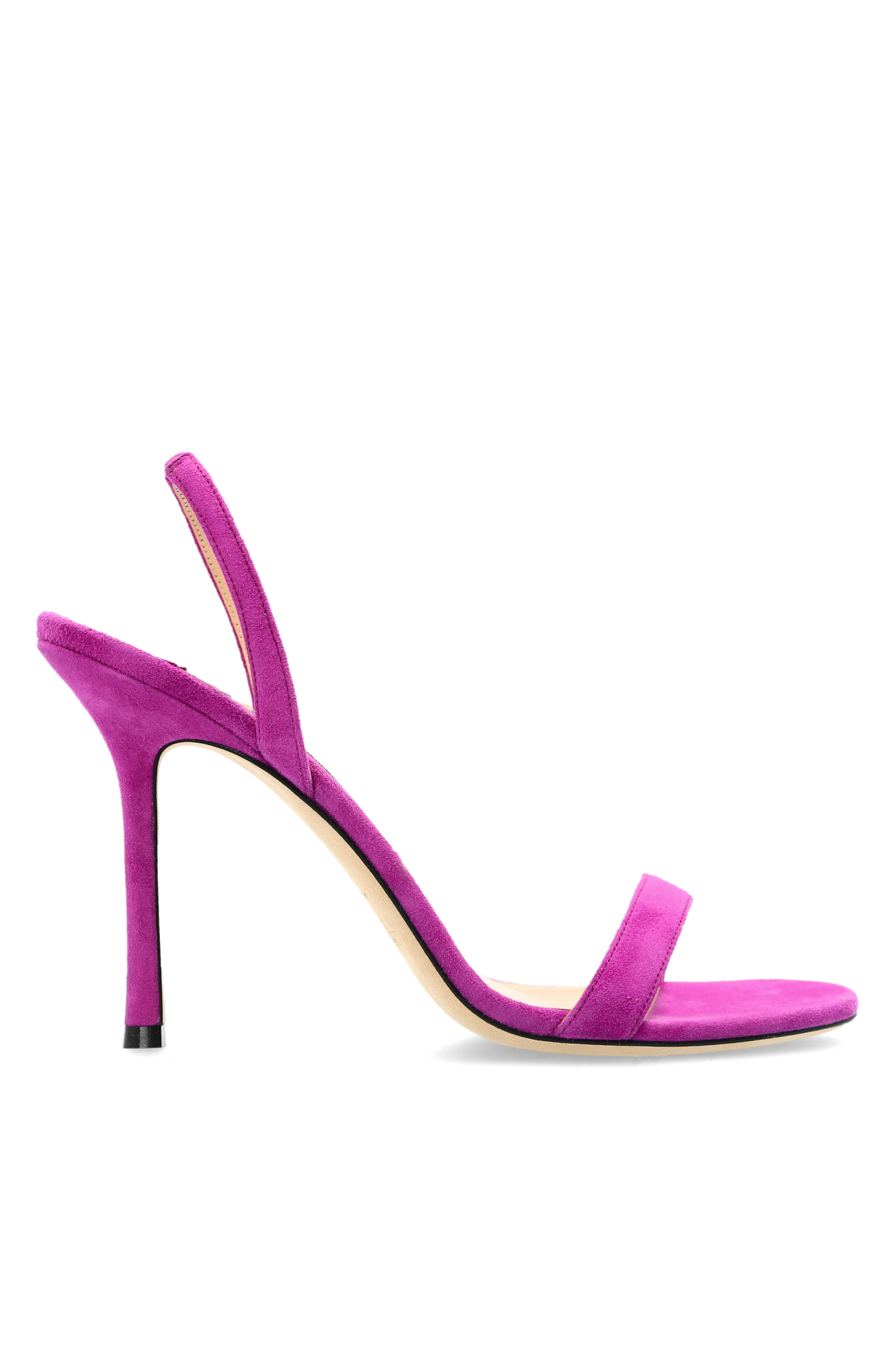 Jimmy Choo Zamszowe Sandały `Jenn`, Kobiety, Fioletowy