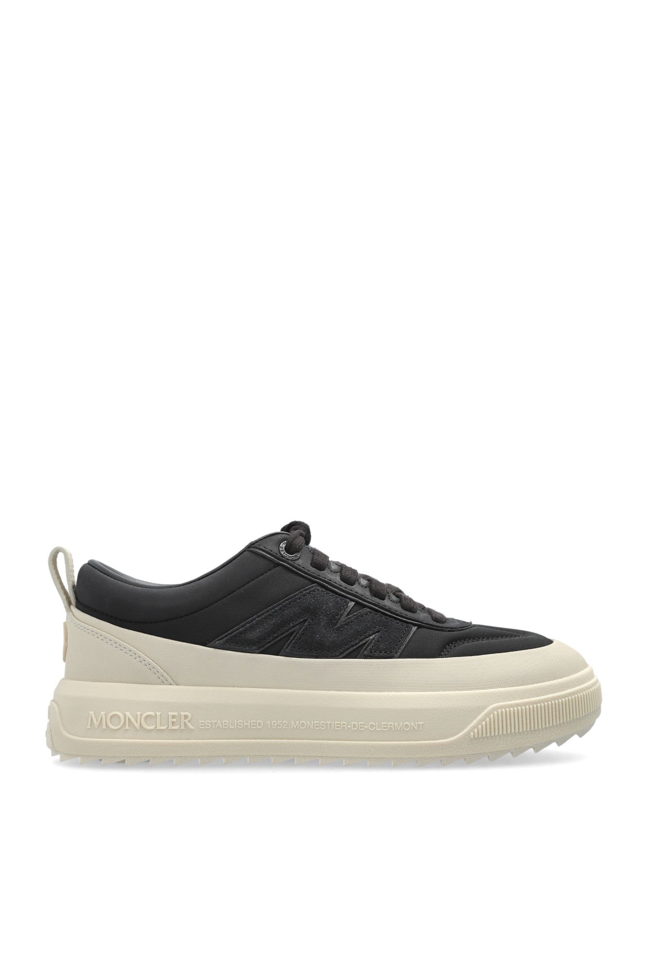 Moncler Buty Sportowe Z Logo, Kobiety, Czarny
