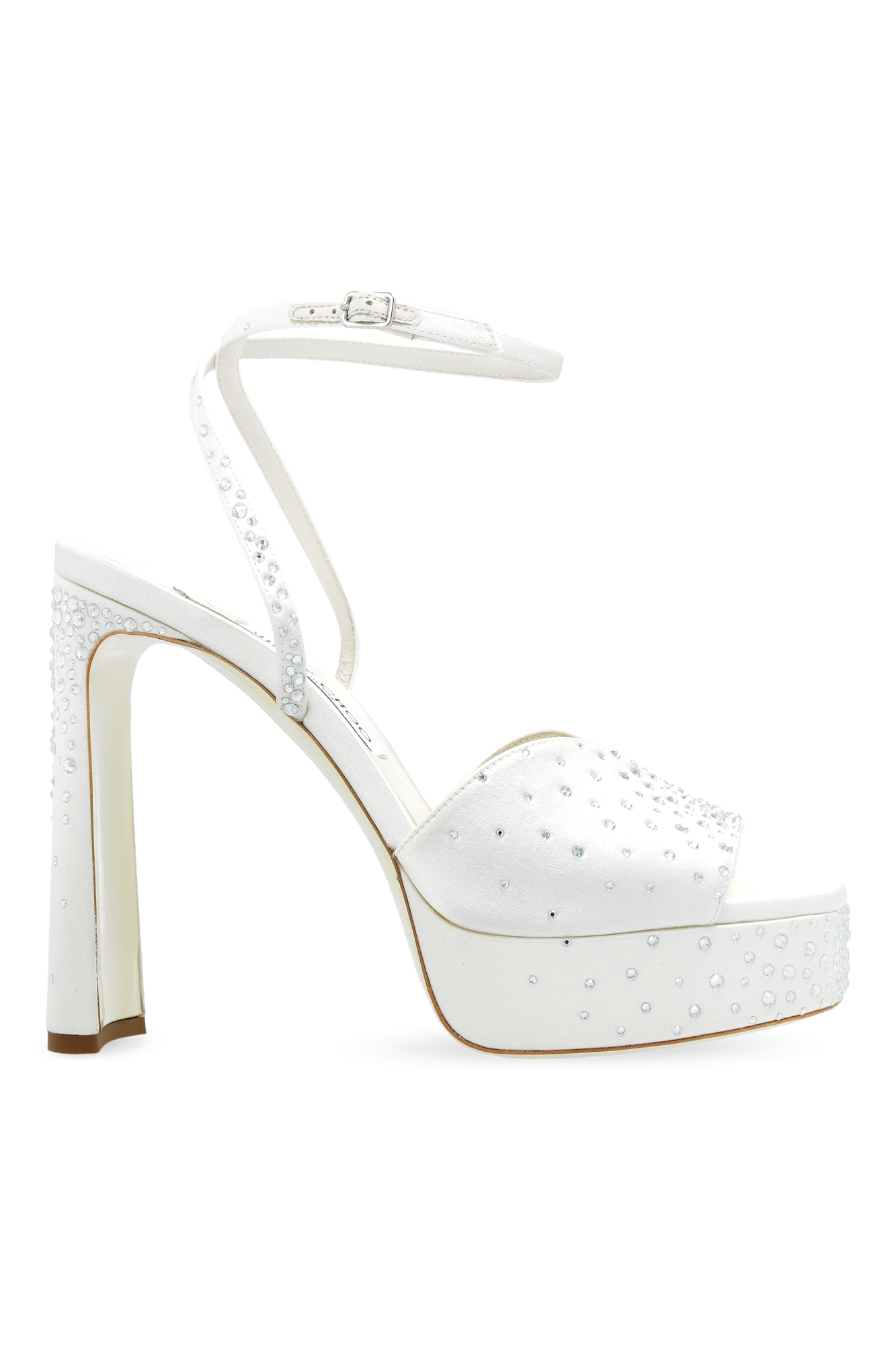 Jimmy Choo Sandały Na Obcasie `Karli`, Kobiety, Biały