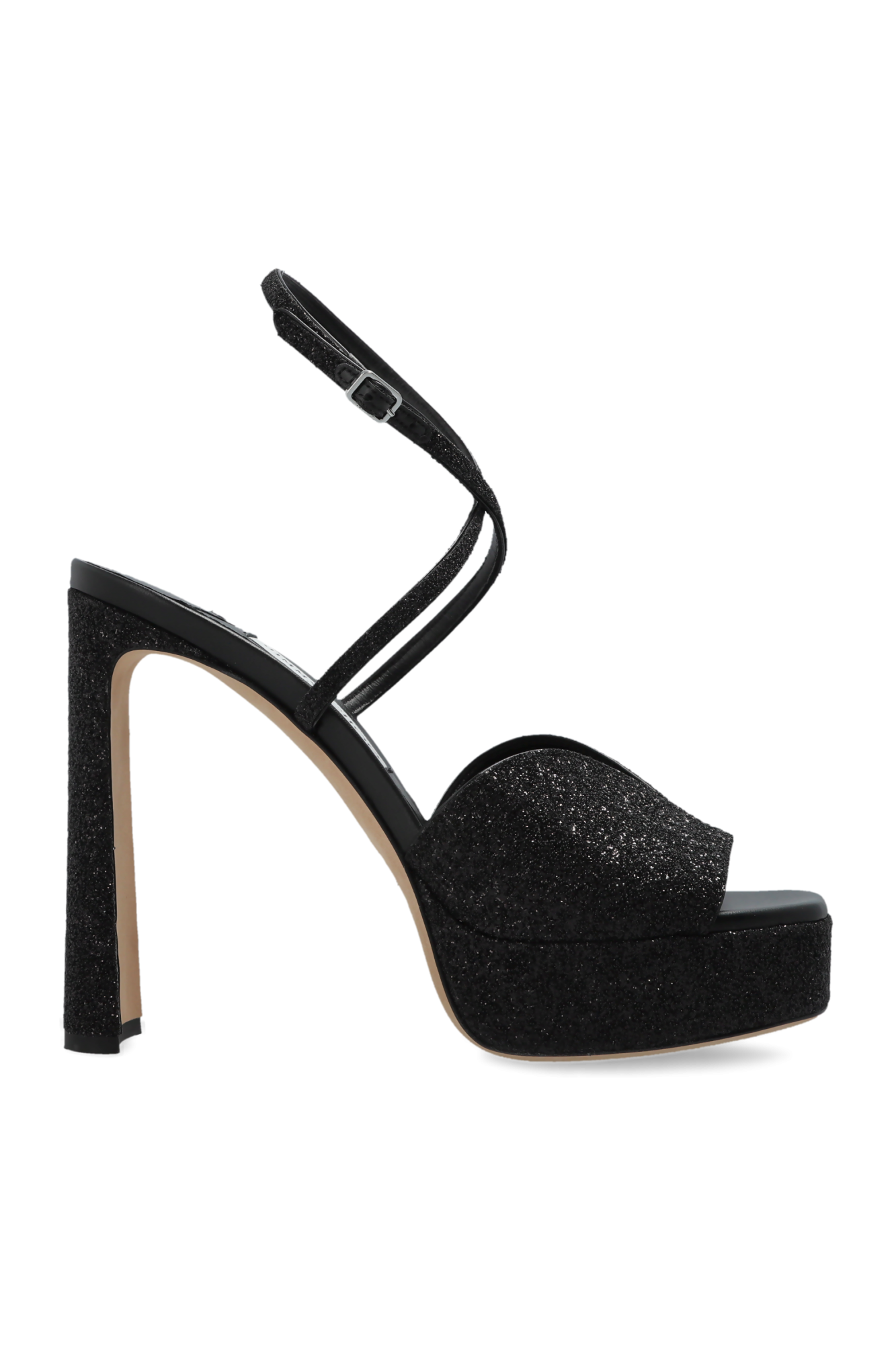 Jimmy Choo Sandały Na Platformie `Sacora`, Kobiety, Czarny