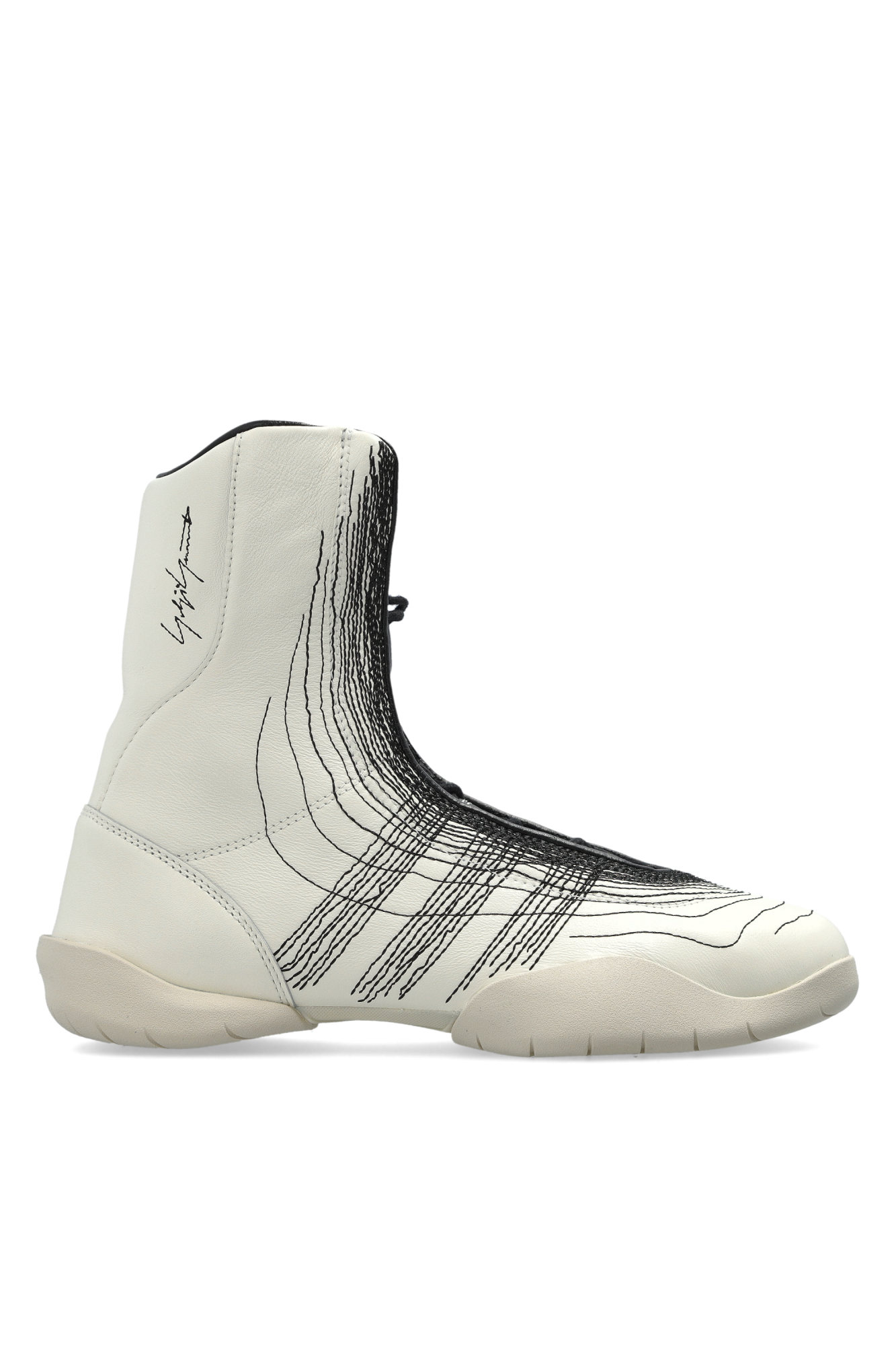 Y-3 Buty "Regu Embriodery Hi", Kobiety, Biały