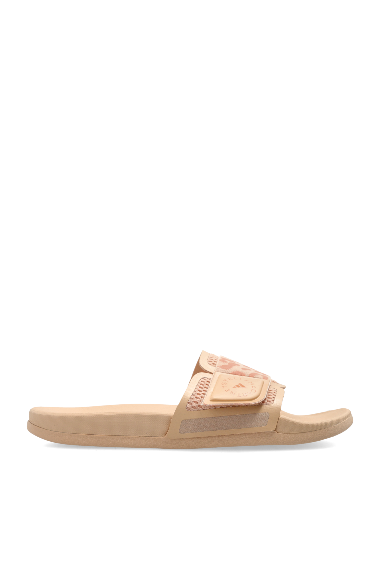 ADIDAS By Stella McCartney Klapki Z Logo, Kobiety, Beżowy