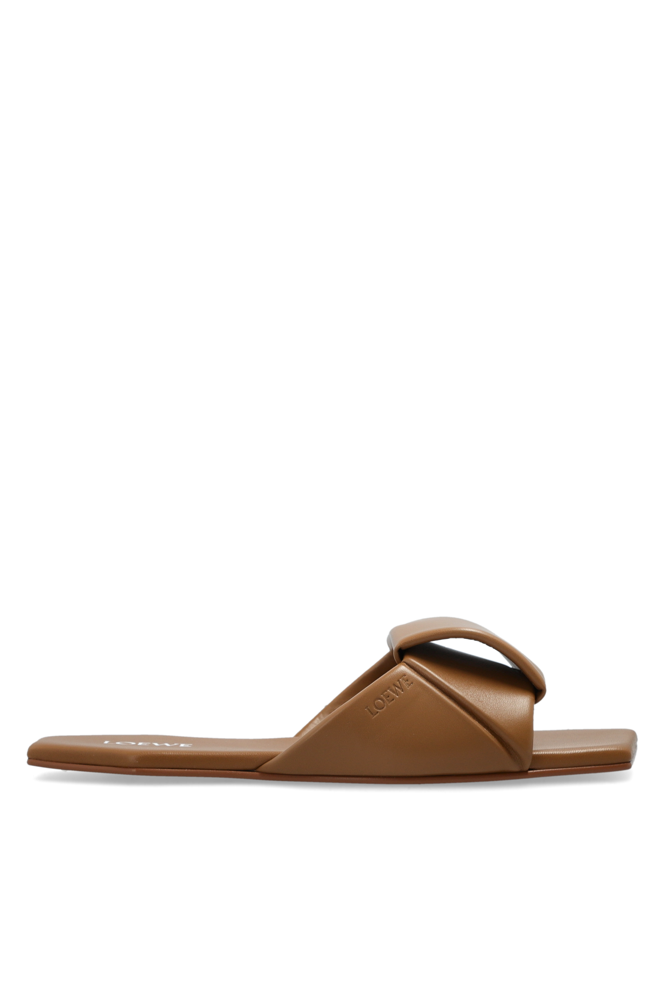 Loewe Klapki `Origami`, Kobiety, Brązowy
