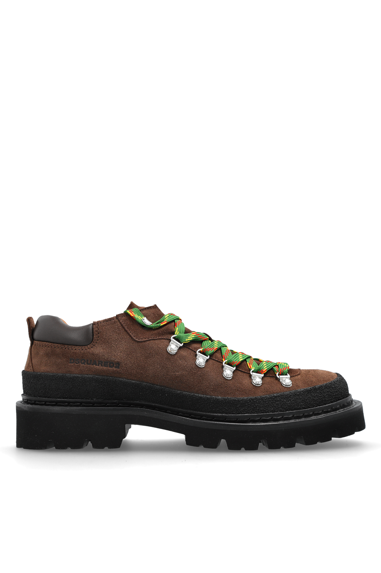 Dsquared2 Zamszowe Buty Z Logo, Mężczyźni, Brązowy