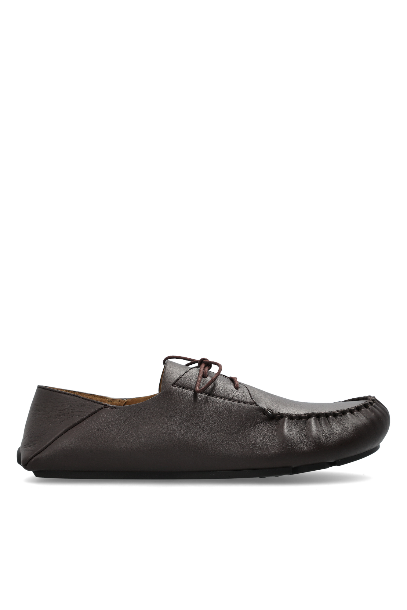 Loewe Skórzane Buty `Rambla`, Mężczyźni, Brązowy
