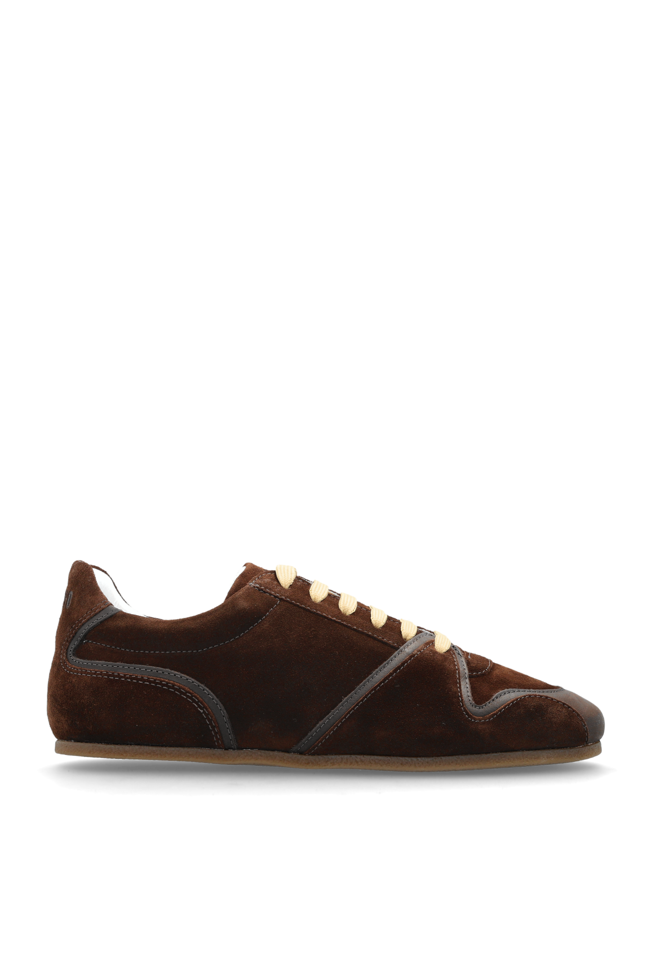 Moschino Zamszowe Buty Sportowe, Mężczyźni, Brązowy