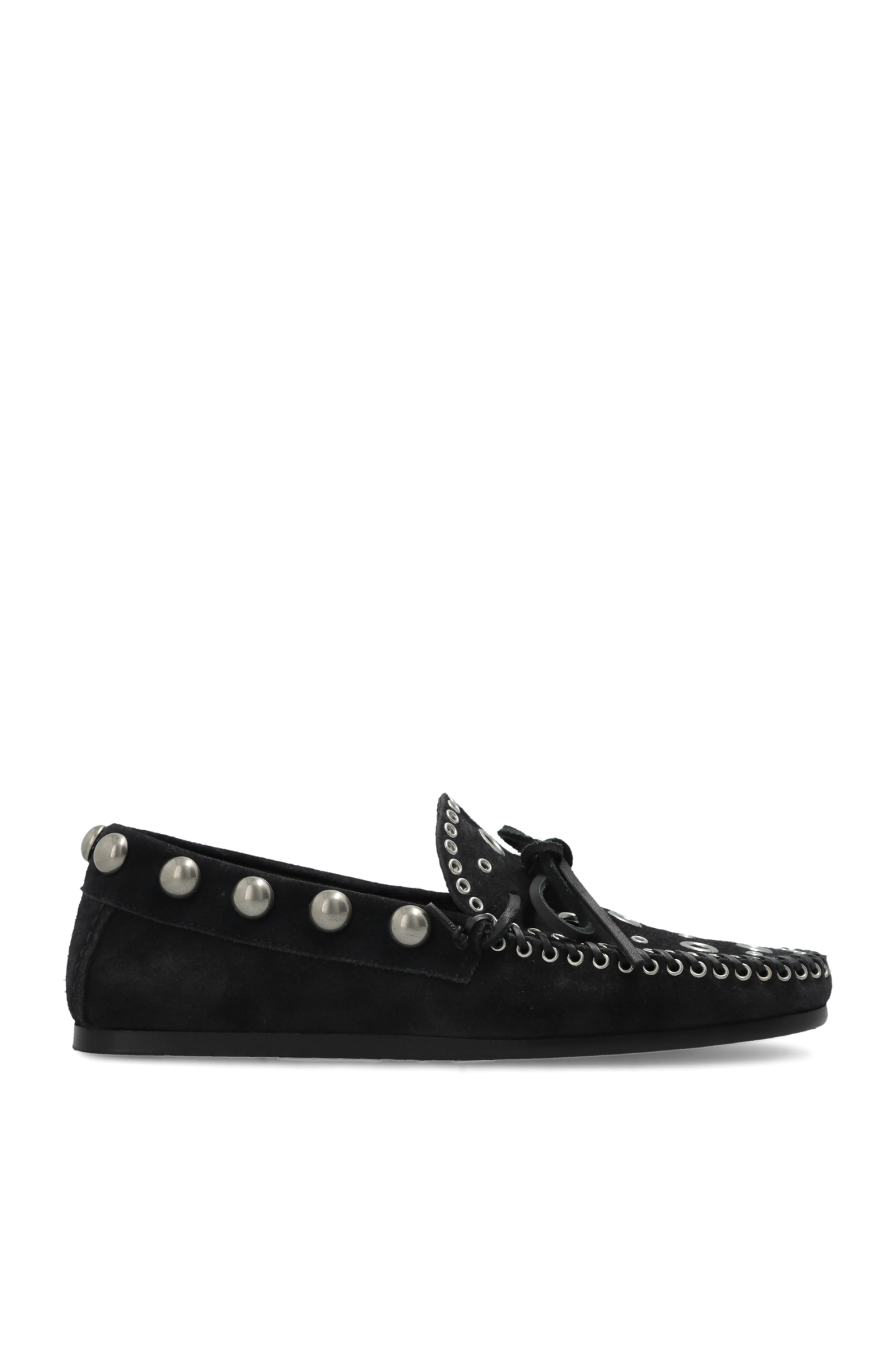 Isabel Marant Zamszowe Buty `Fitza` Typu `loafers`, Kobiety, Czarny