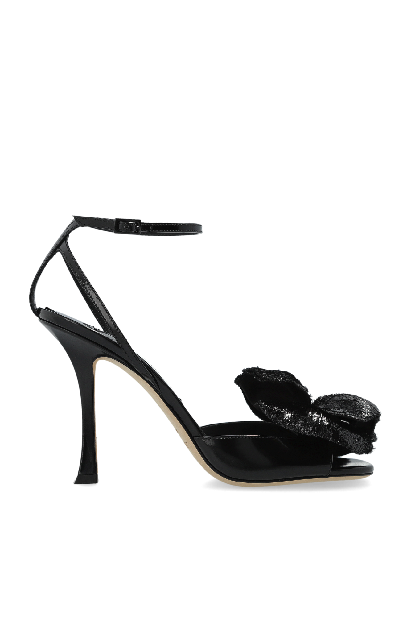 Jimmy Choo Sandały Na Obcasie `Mimmi`, Kobiety, Czarny