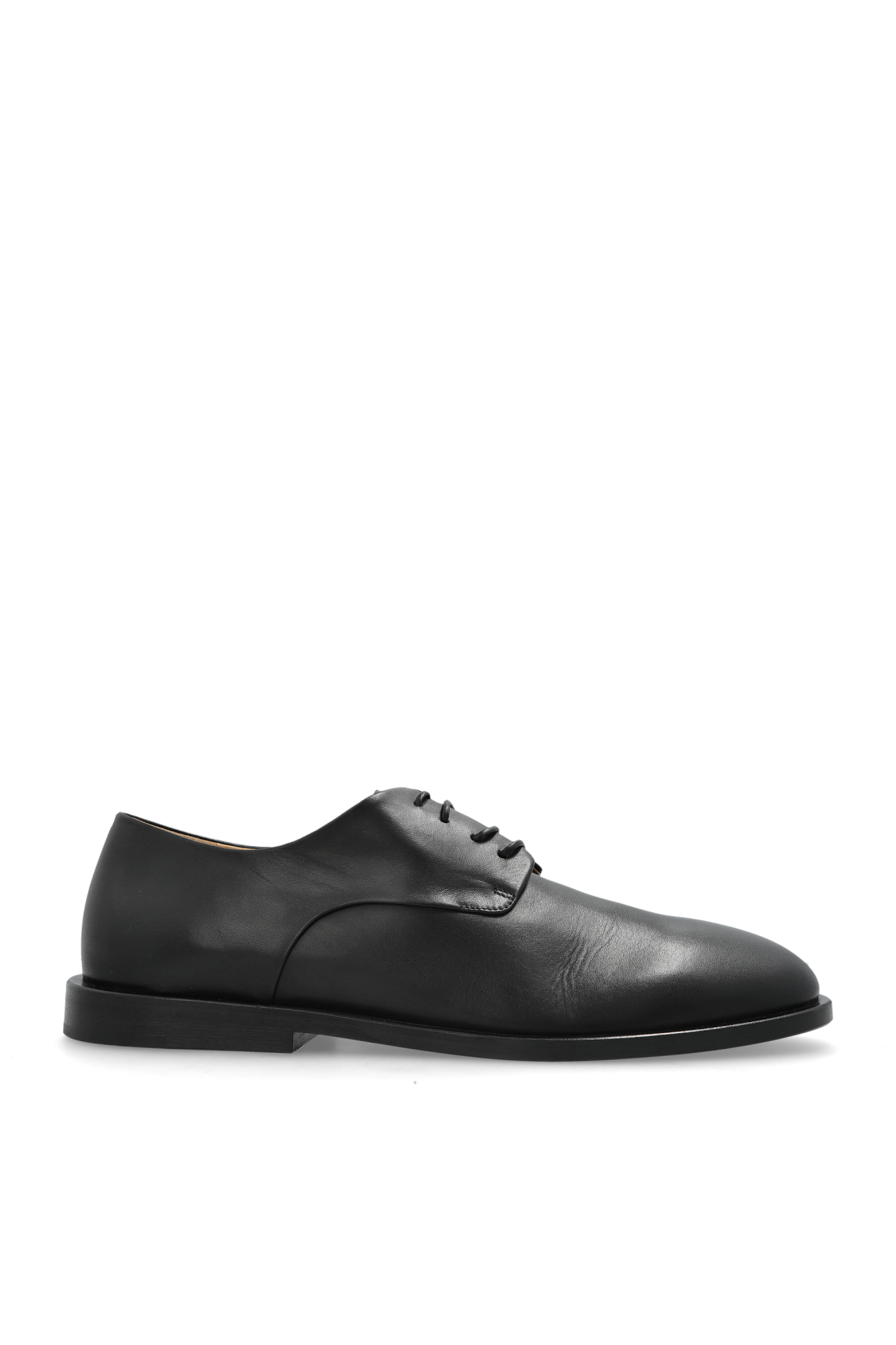 Marsell Skórzane Buty, Mężczyźni, Czarny