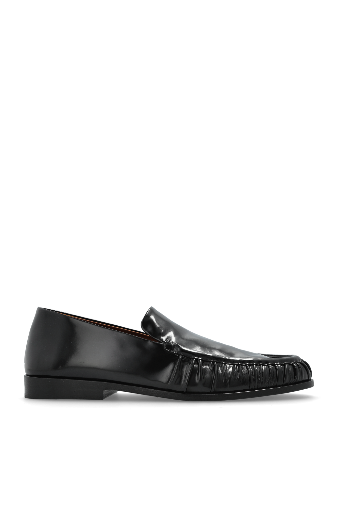 Marsell Skórzane Buty Typu `loafers`, Mężczyźni, Czarny
