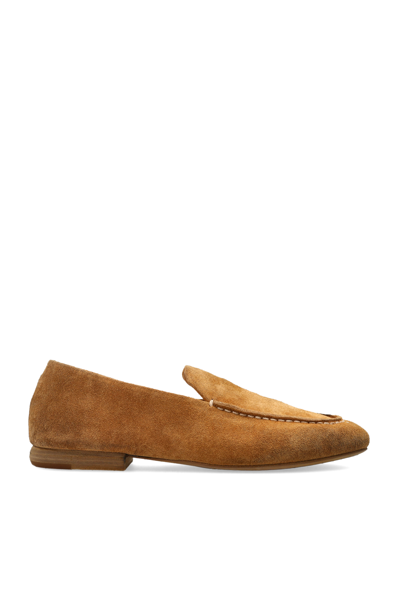 Marsell Zamszowe Buty `Mandolo` Typu `loafers`, Mężczyźni, Beżowy