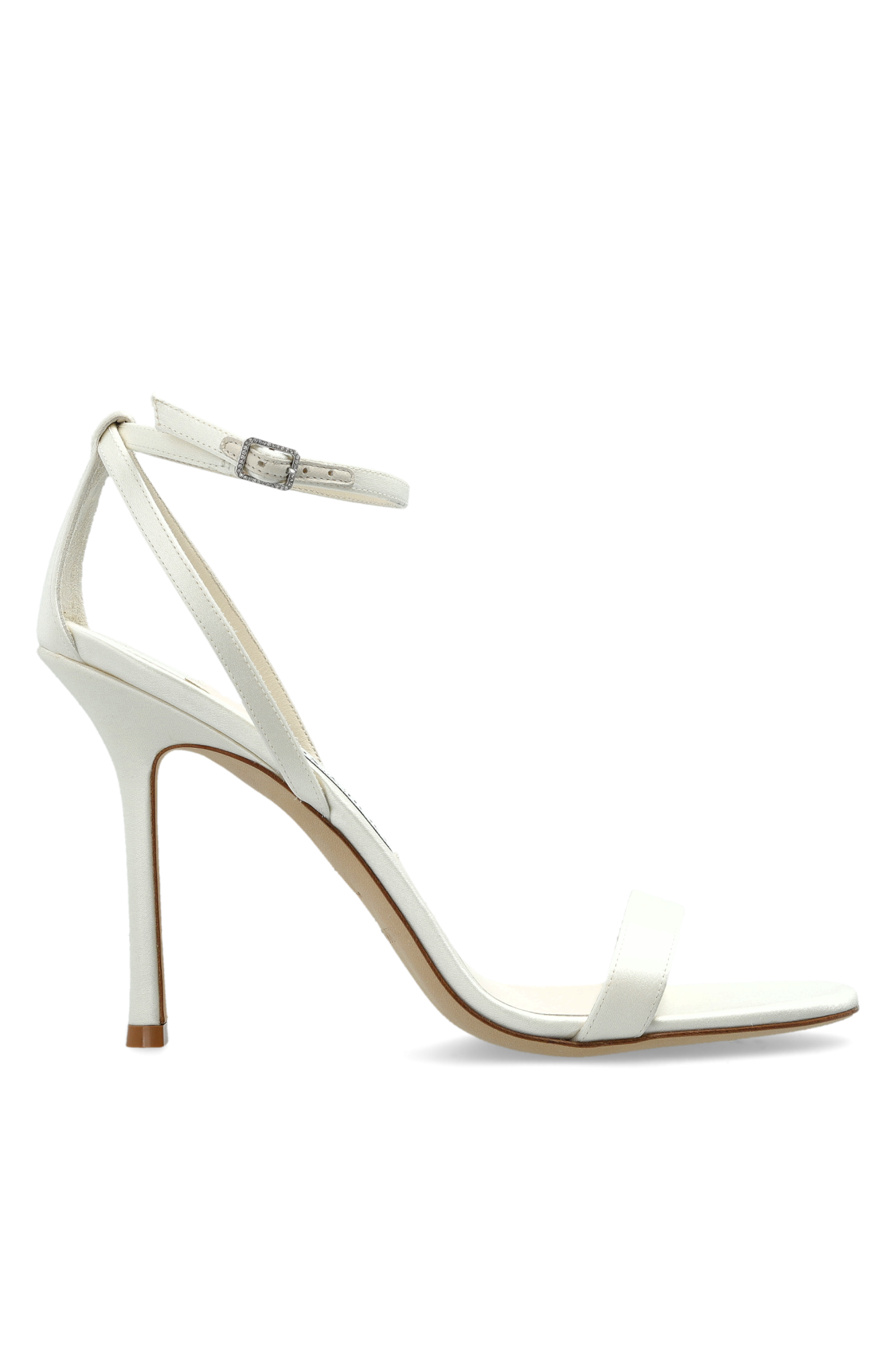 Jimmy Choo Sandały Na Obcasie ‘Moza 100’, Kobiety, Biały
