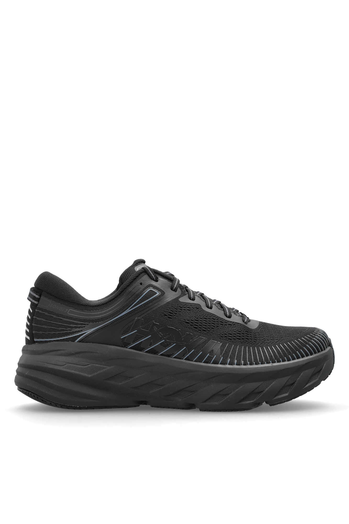 HOKA Buty Sportowe ‘BONDI 7’, Mężczyźni, Czarny