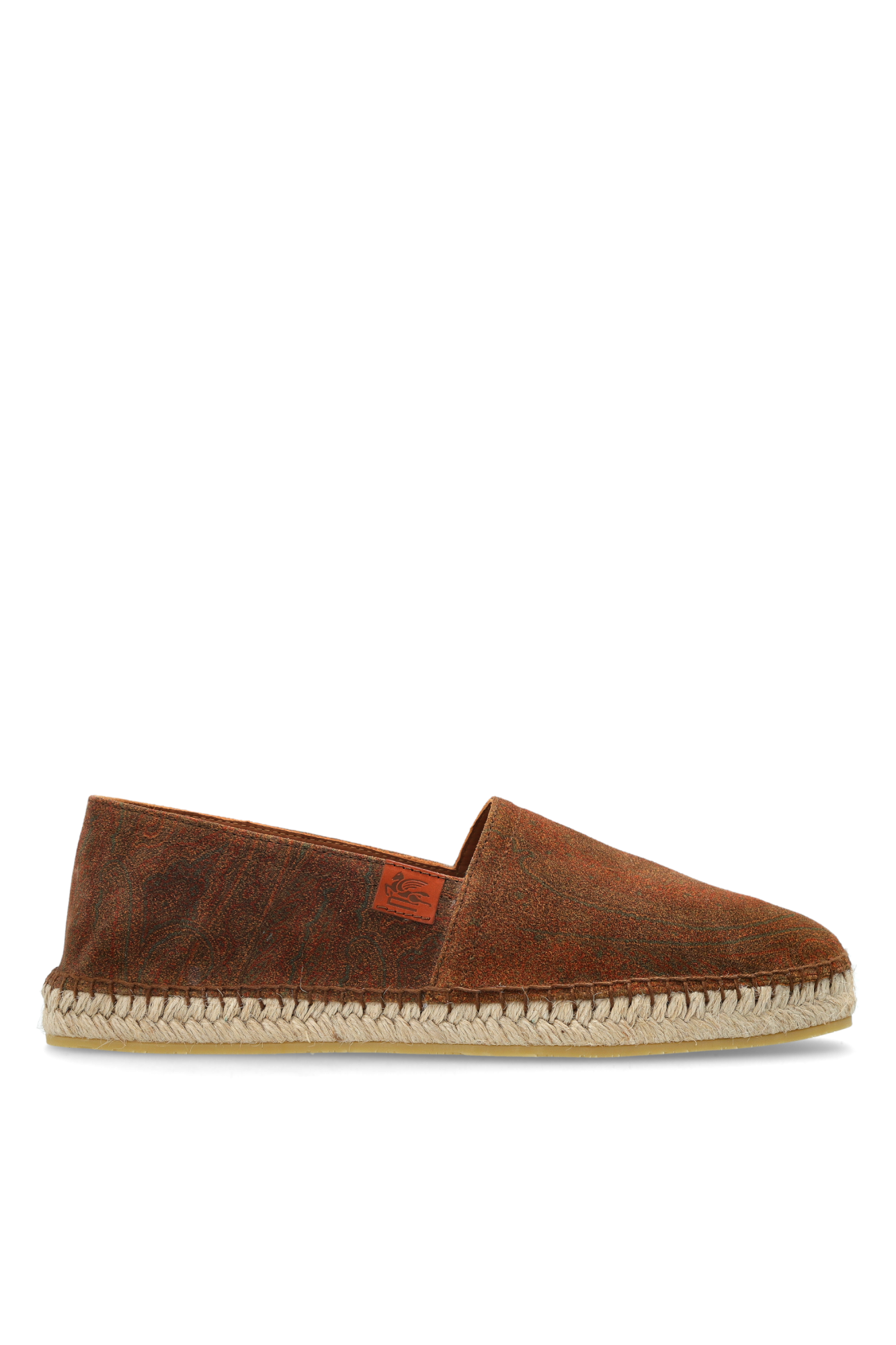 Etro Zamszowe Espadryle, Mężczyźni, Brązowy