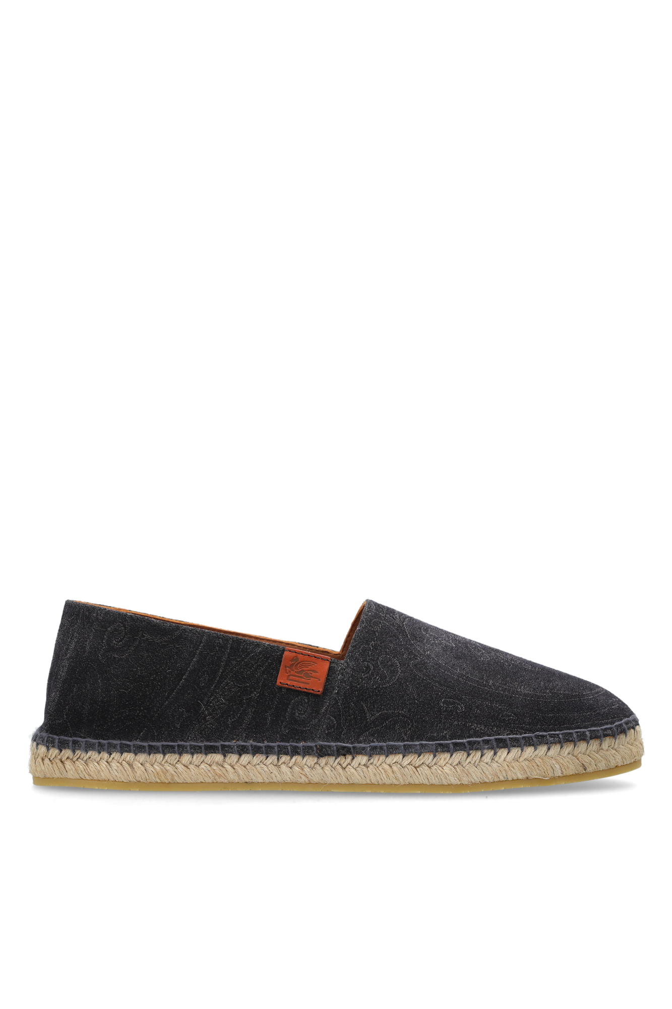 Etro Zamszowe Espadryle, Mężczyźni, Granatowy