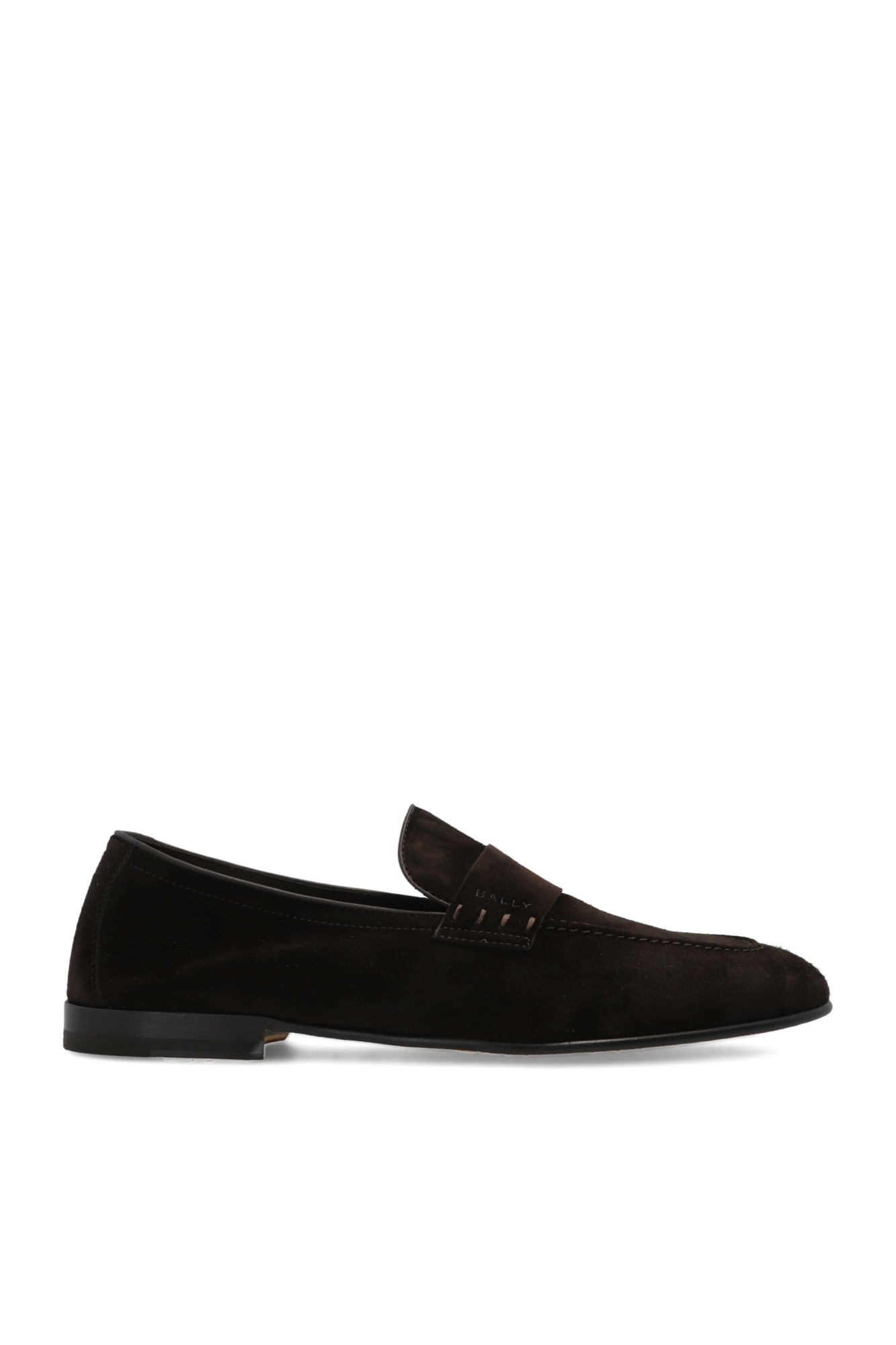 Bally Zamszowe Buty ‘Elios’ Typu ‘loafers’, Mężczyźni, Brązowy