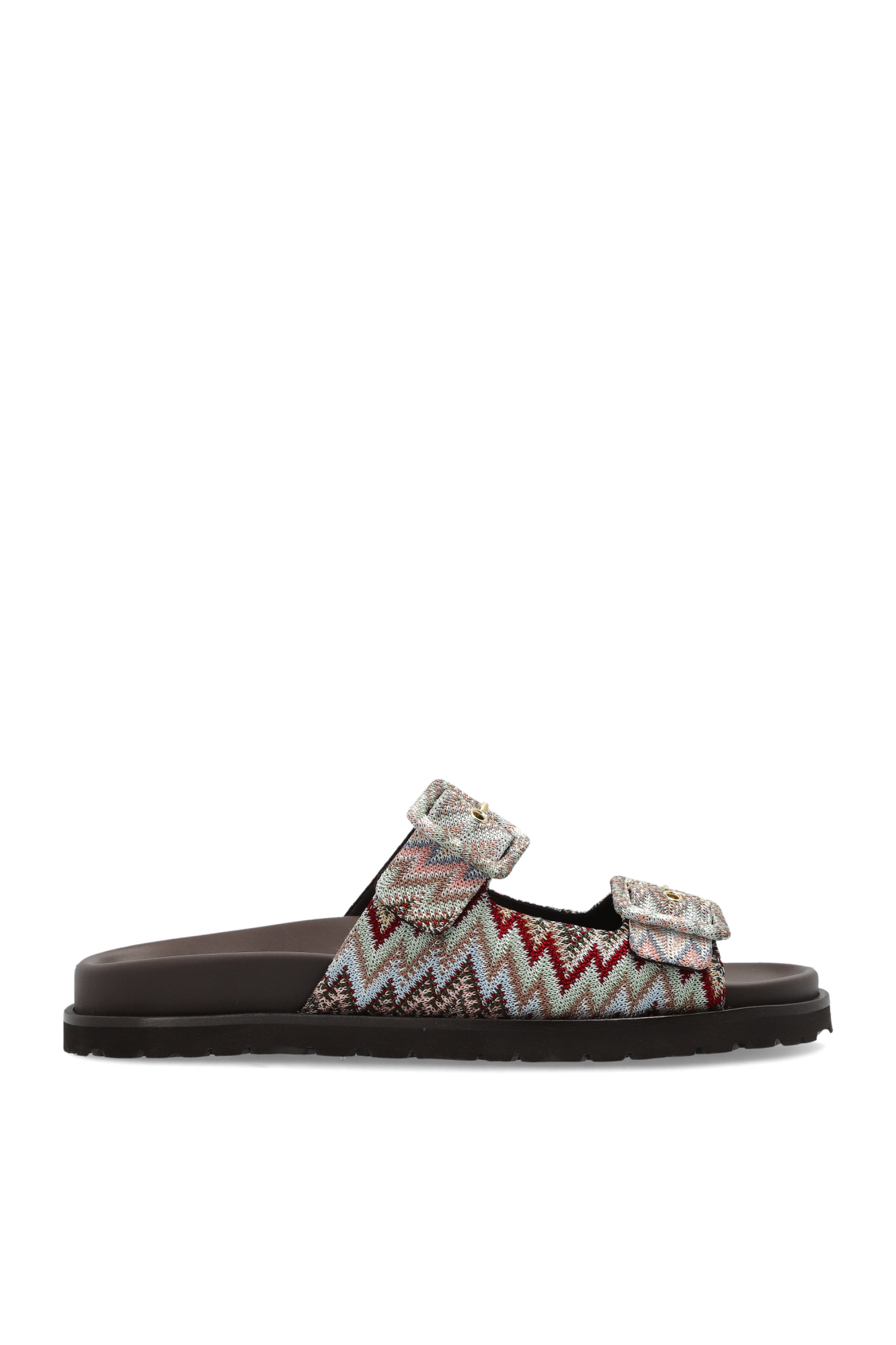 Missoni Wzorzyste Klapki, Kobiety, Multikolor