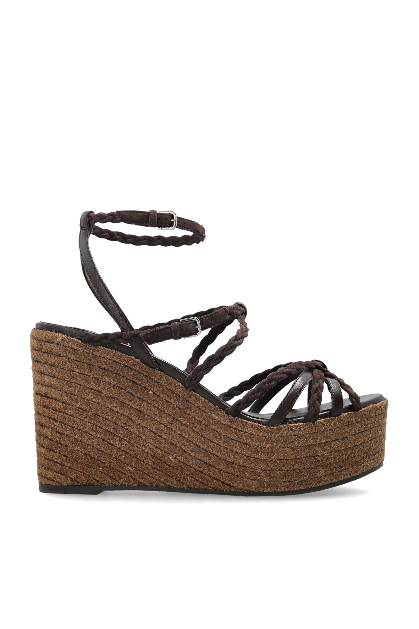 Jimmy Choo Sandały Na Koturnie ‘Nyra 100’, Kobiety, Brązowy