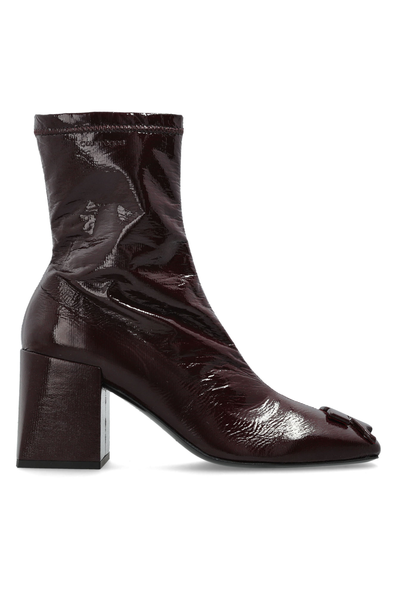Courrèges Botki Na Obcasie ‘REEDITION’, Kobiety, Bordo