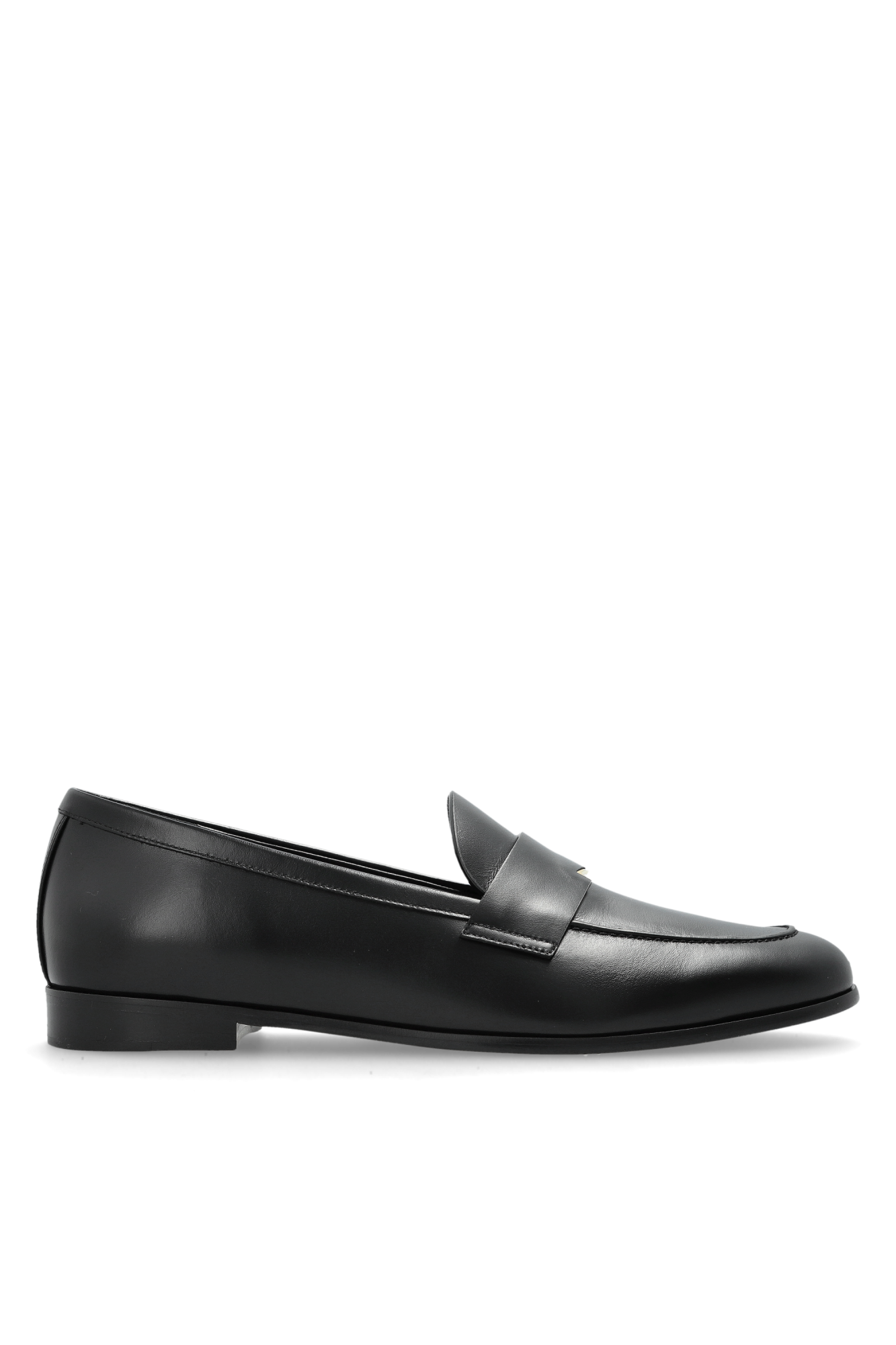 Max Mara Skórzane Buty `Regentmoc`, Kobiety, Czarny