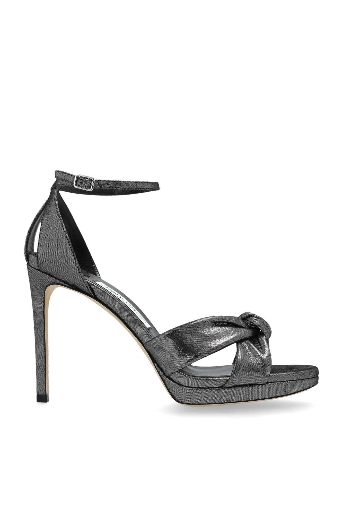 Jimmy Choo Sandały Na Platformie `Rosie`, Kobiety, Srebrny