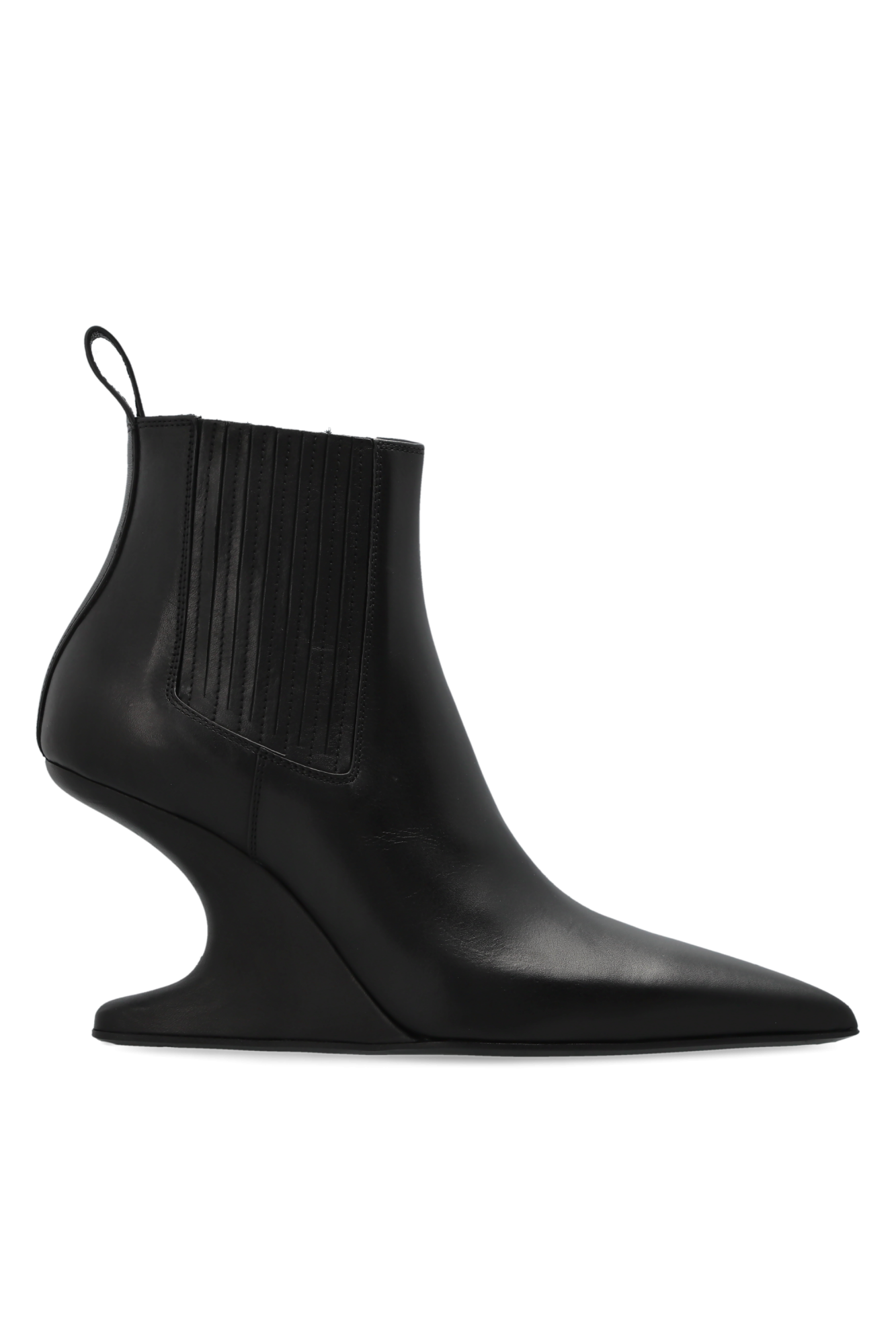 Rick Owens Botki Na Obcasie ‘Cantilever 8’, Kobiety, Czarny