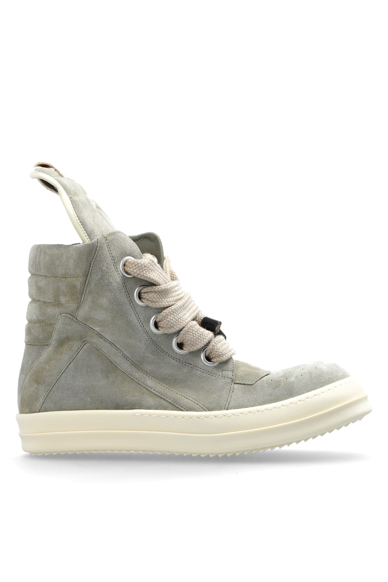 Rick Owens Buty Sportowe Za Kostkę ‘Jumbolace Geobasket’, Mężczyźni, Szary