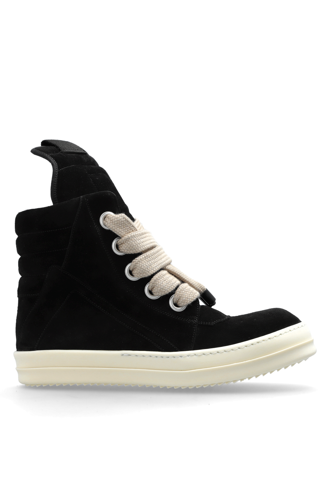 Rick Owens Buty Sportowe Za Kostkę ‘Jumbolace Geobasket’, Mężczyźni, Czarny