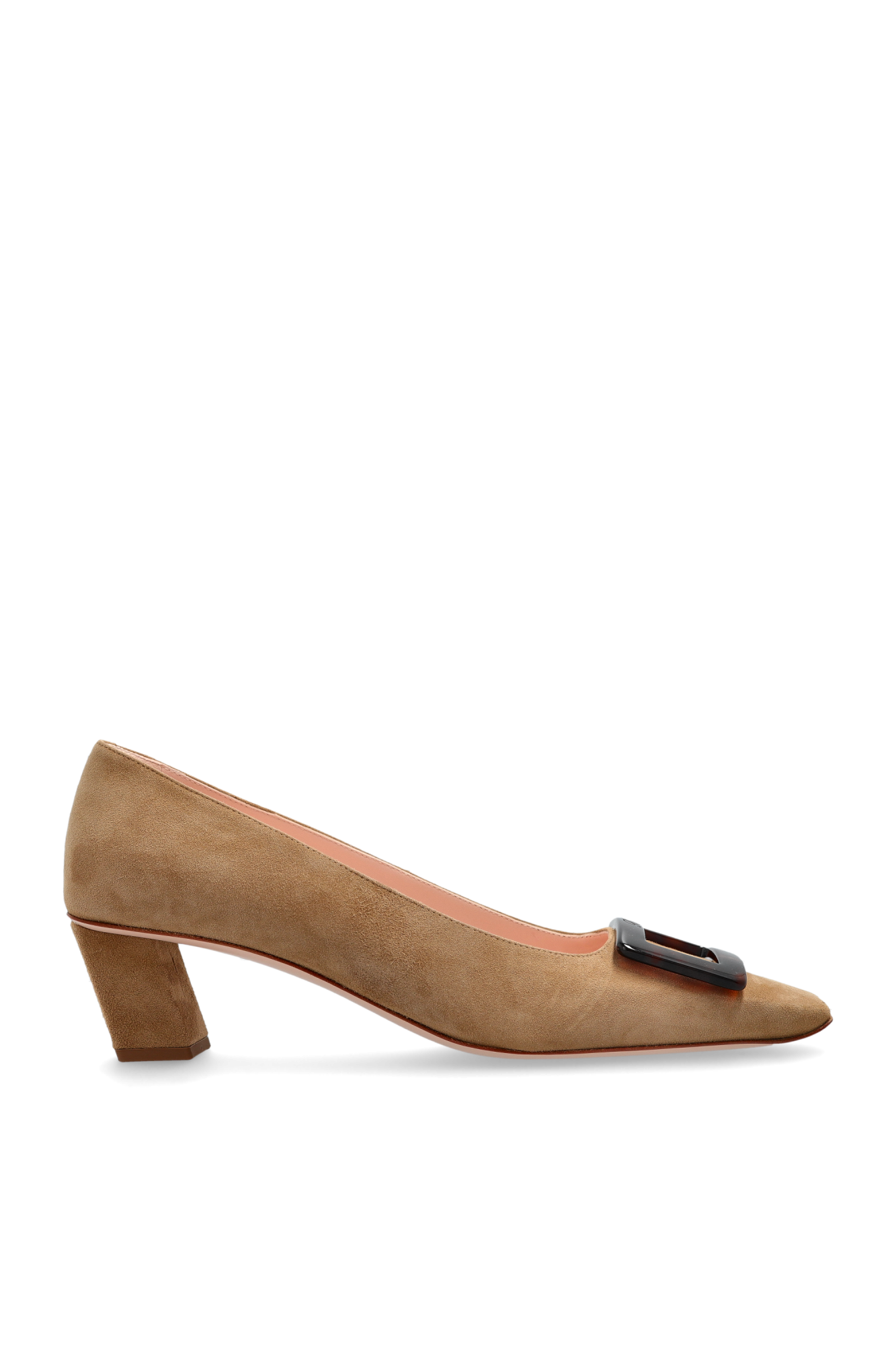 Roger Vivier Buty Na Obcasie `Turtle Vivier`, Kobiety, Beżowy