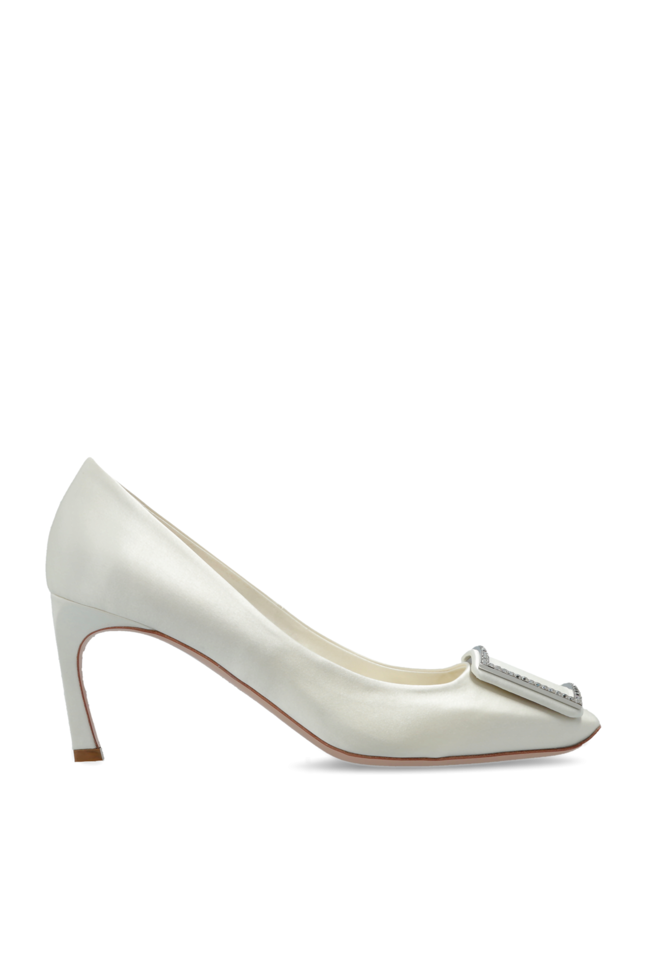Roger Vivier Buty Na Obcasie `Trompette`, Kobiety, Kremowy