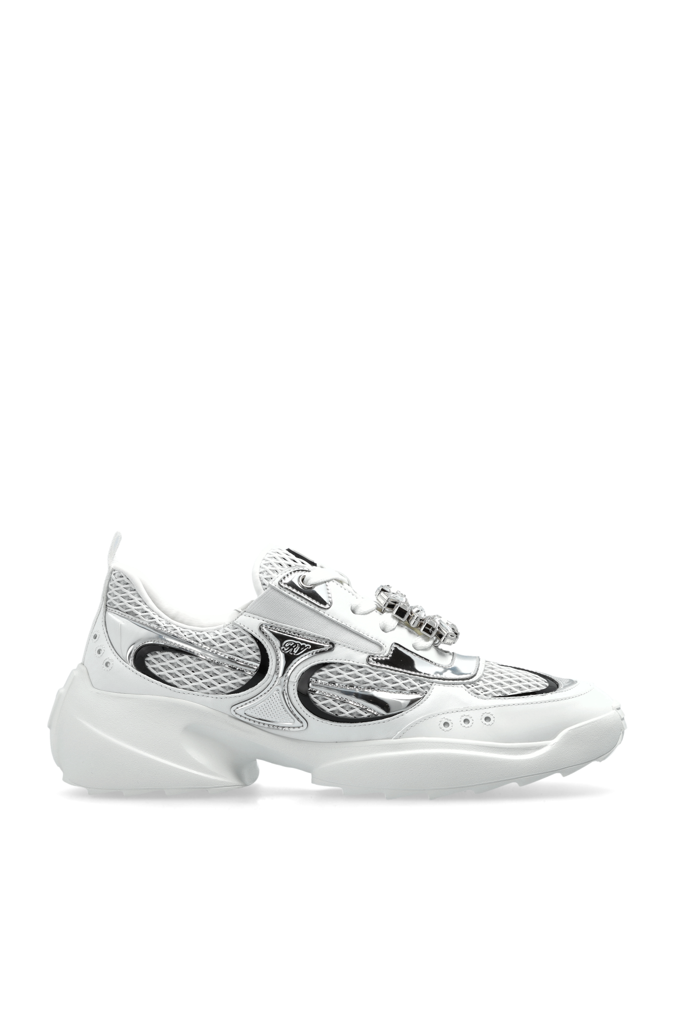 Roger Vivier Buty Sportowe ‘Motor Run’, Kobiety, Biały
