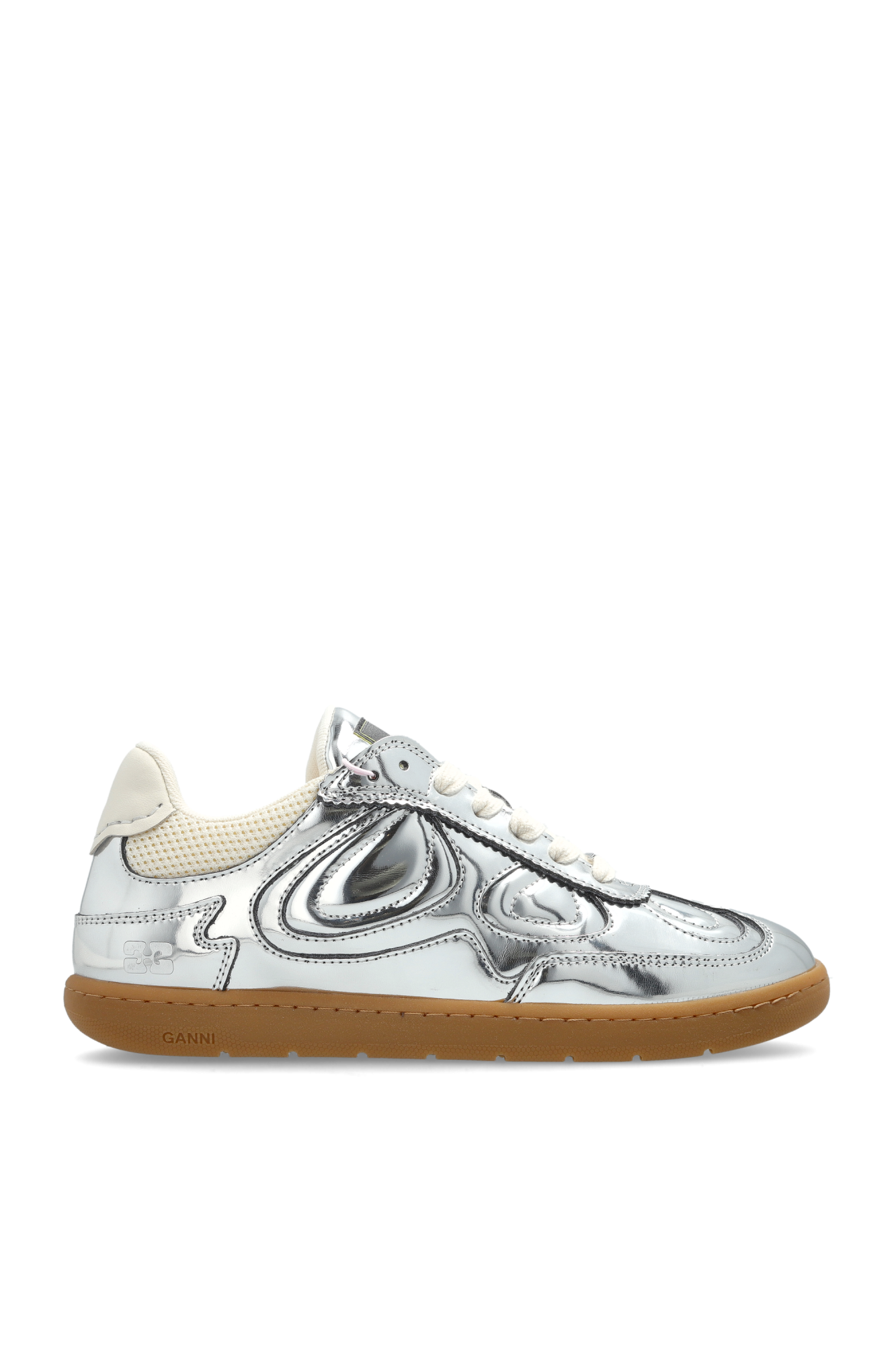 Ganni Buty Sportowe `08 Specchio`, Kobiety, Srebrny