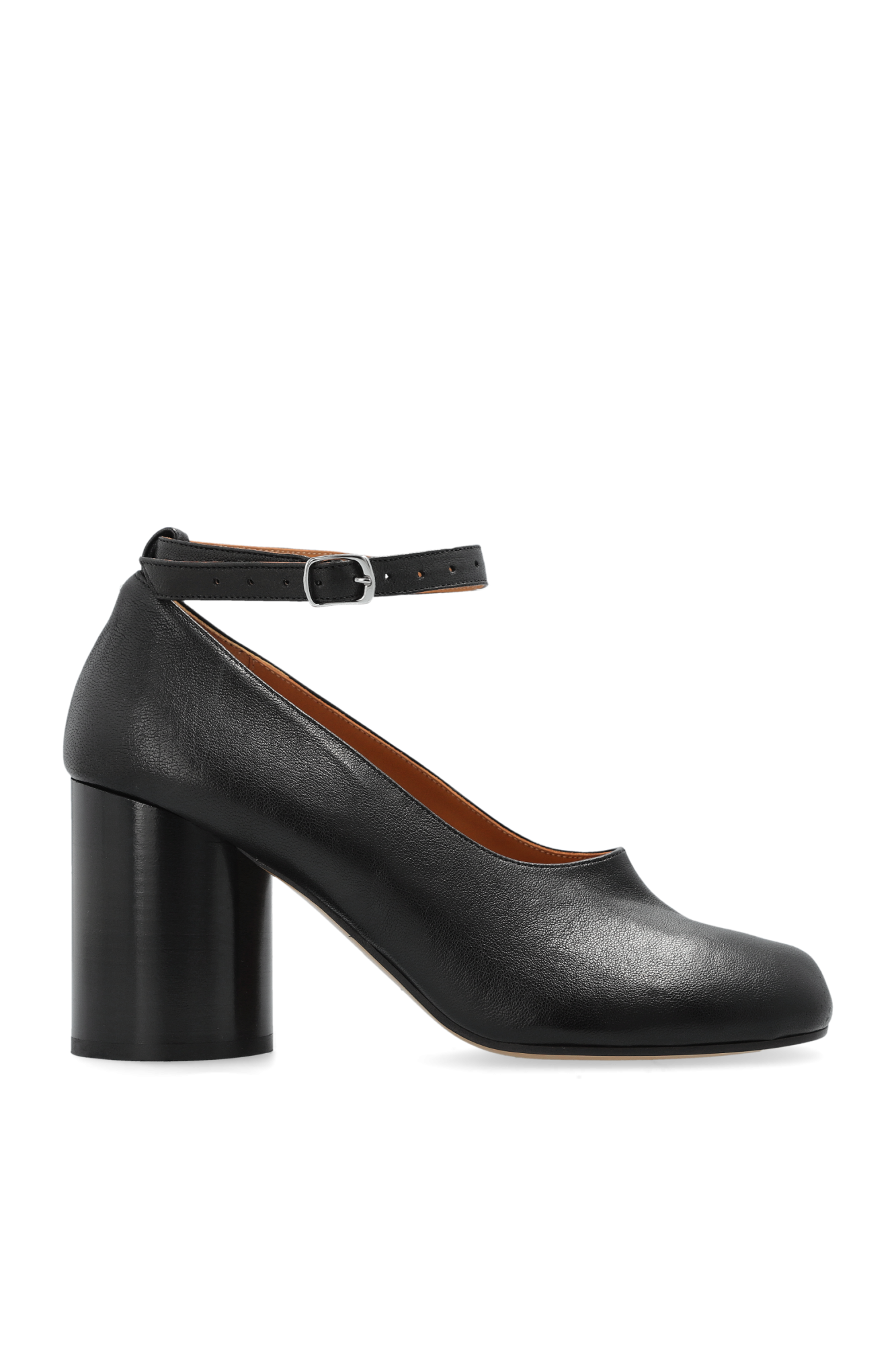 Maison Margiela Buty Na Obcasie Z Wycięciem `Tabi`, Kobiety, Czarny
