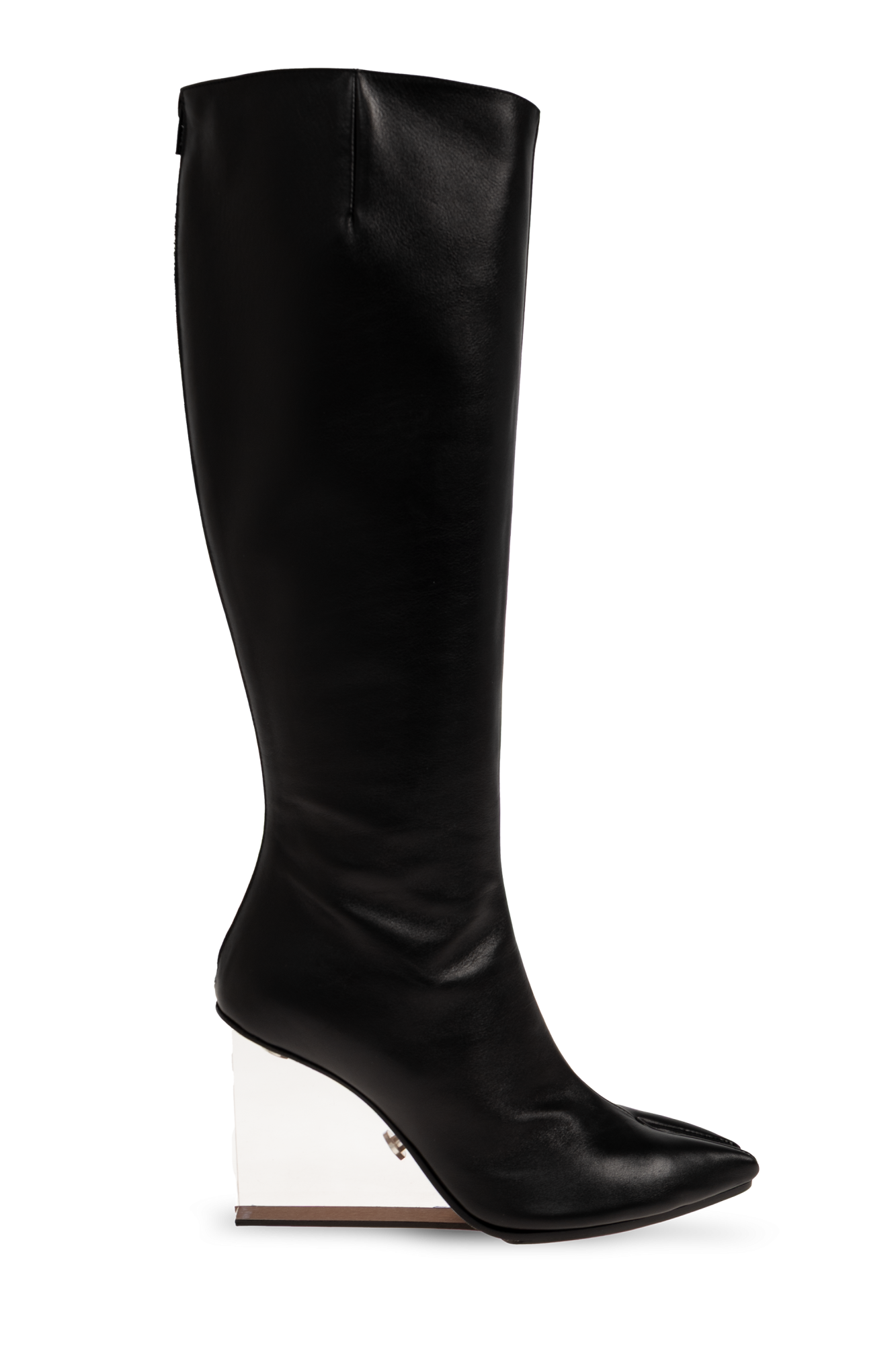 Maison Margiela Kozaki Na Koturnie `Tabi Plexi Claw`, Kobiety, Czarny