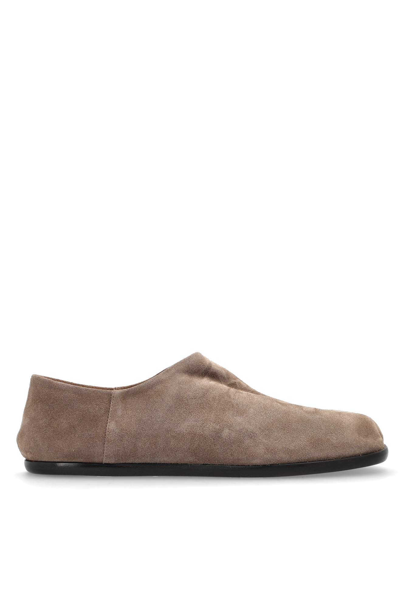 Maison Margiela Zamszowe Buty Z Wycięciem ‘Tabi’, Mężczyźni, Beżowy