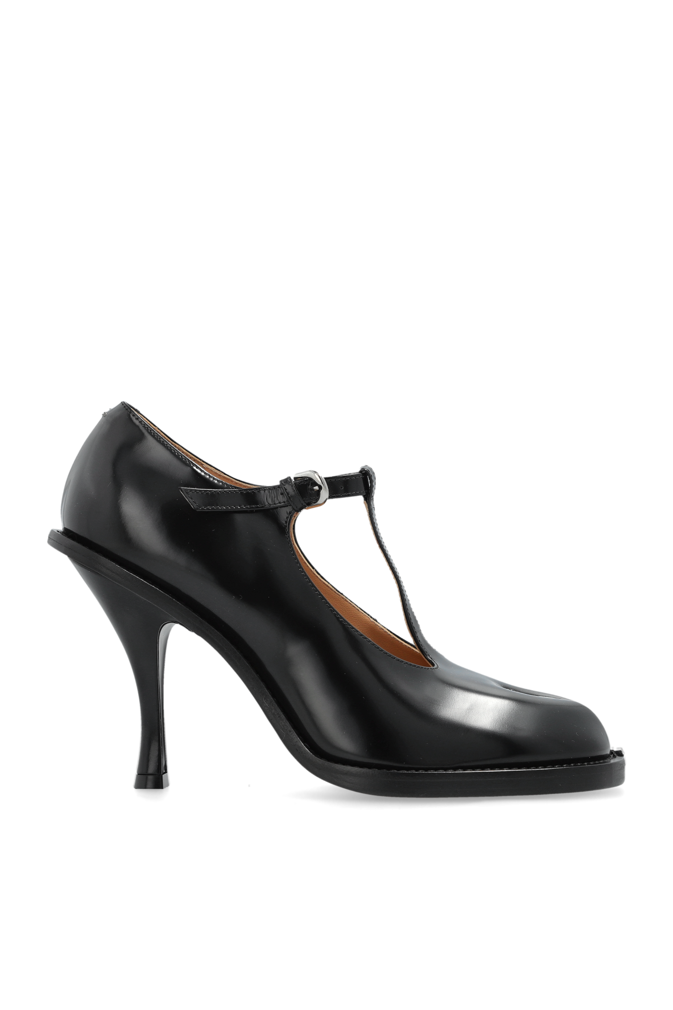 Maison Margiela Buty Na Obcasie Z Wycięciem ‘Tabi’, Kobiety, Czarny