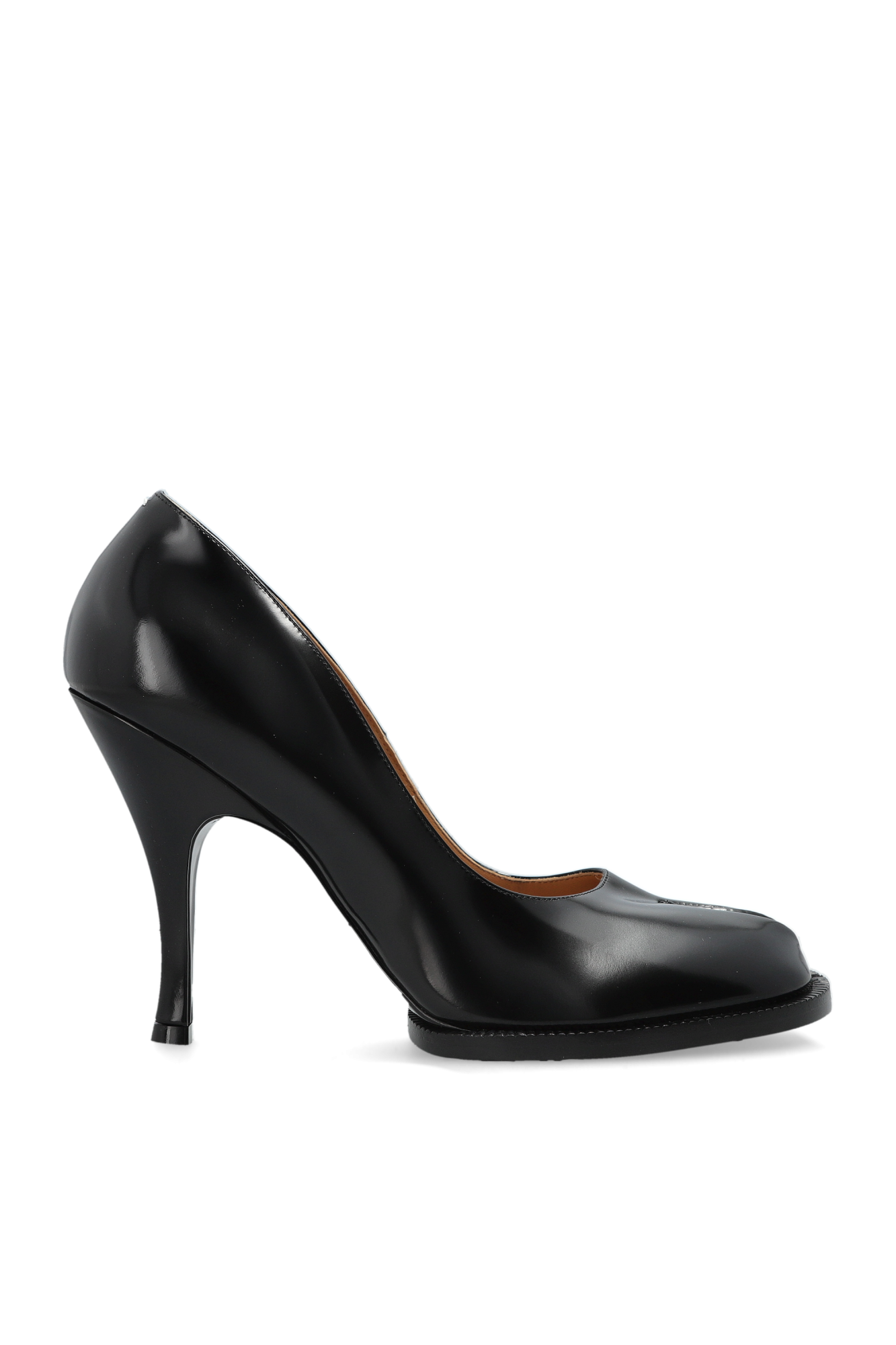 Maison Margiela Buty Na Obcasie Z Wycięciem ‘Tabi’, Kobiety, Czarny
