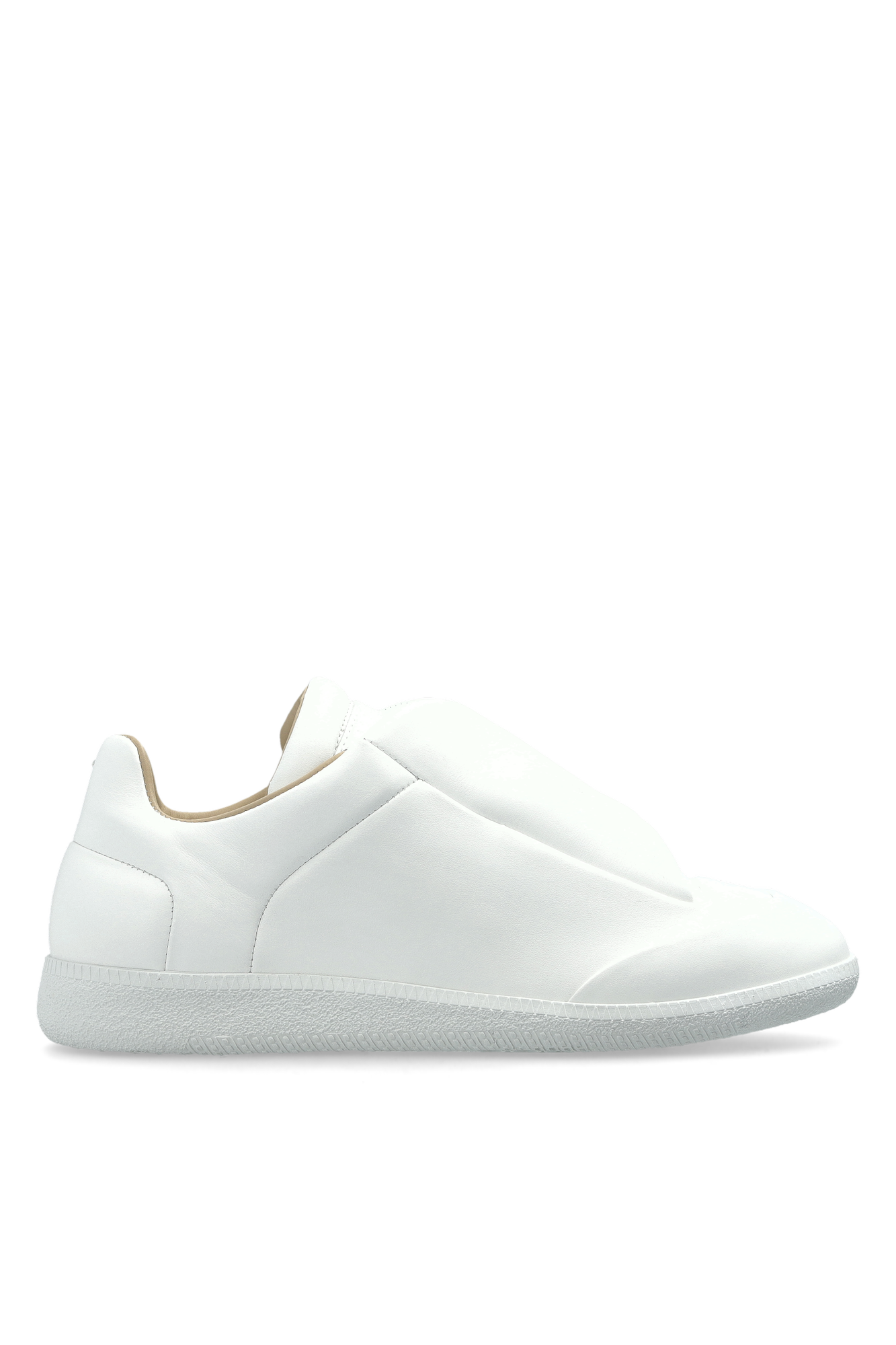 Maison Margiela Skórzane Buty Sportowe, Kobiety, Biały