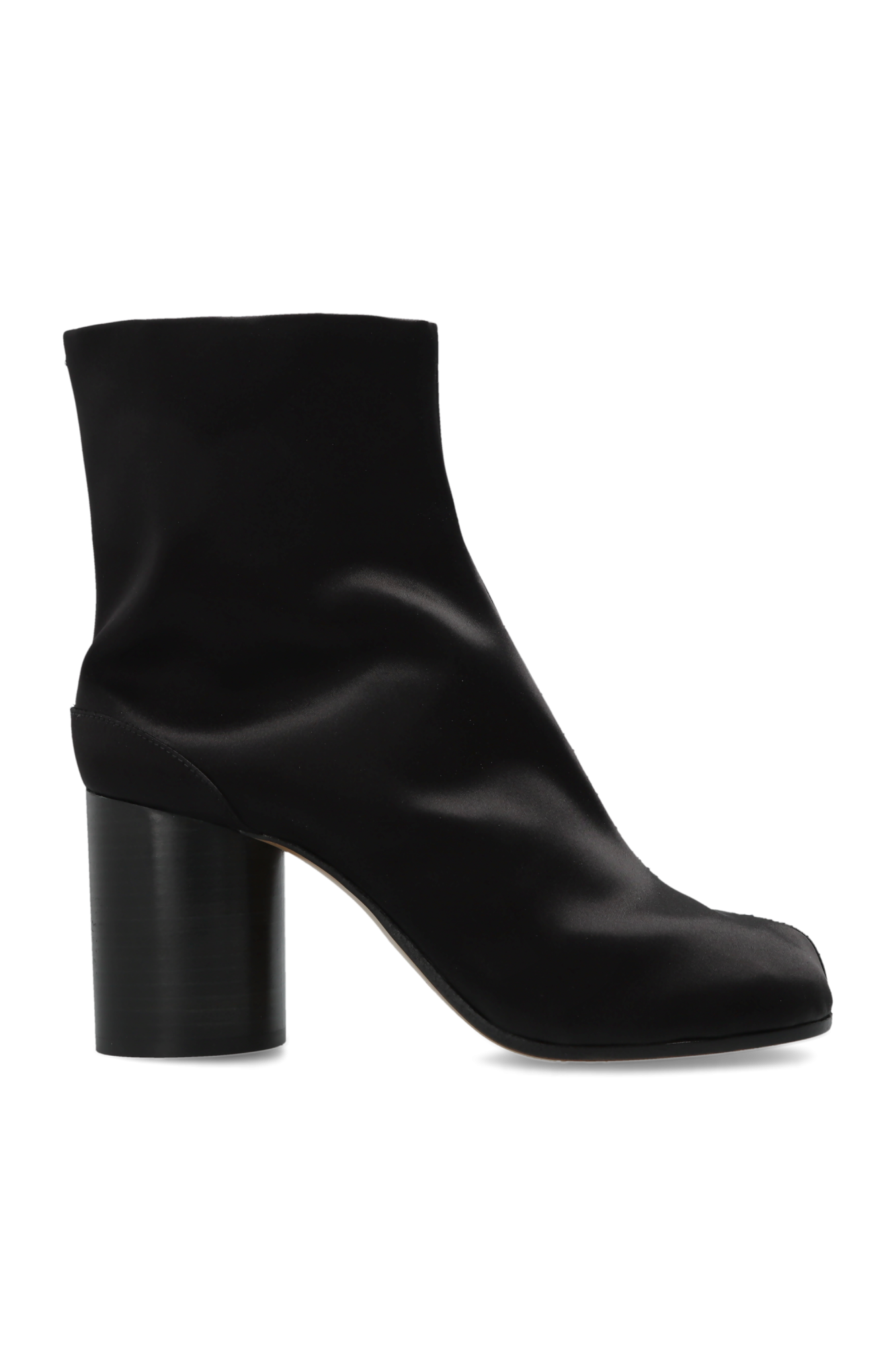 Maison Margiela Botki Na Obcasie Z Wycięciem ‘Tabi’, Kobiety, Czarny