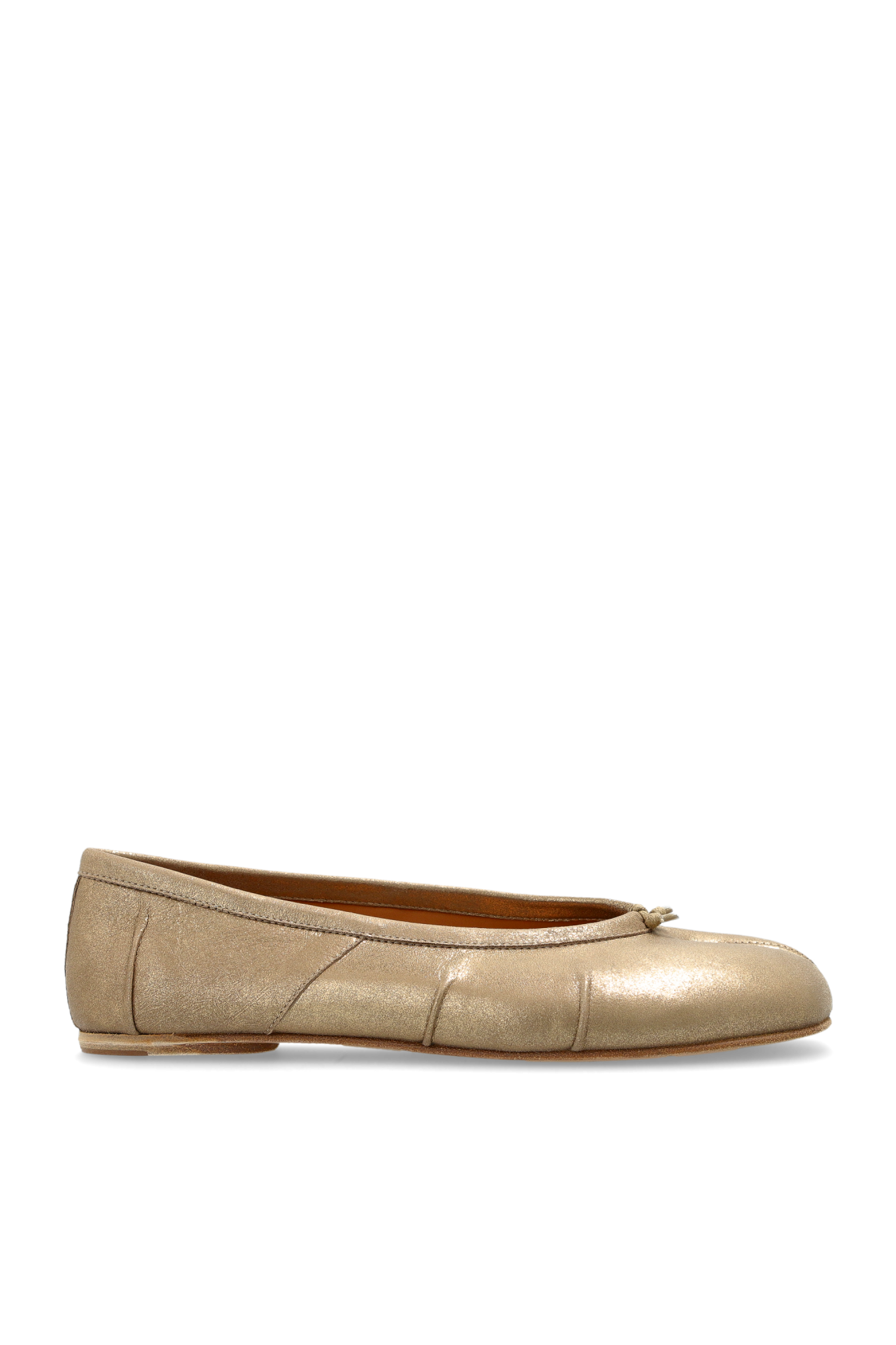 Maison Margiela Baleriny Z Wycięciem `tabi`, Kobiety, Złoty