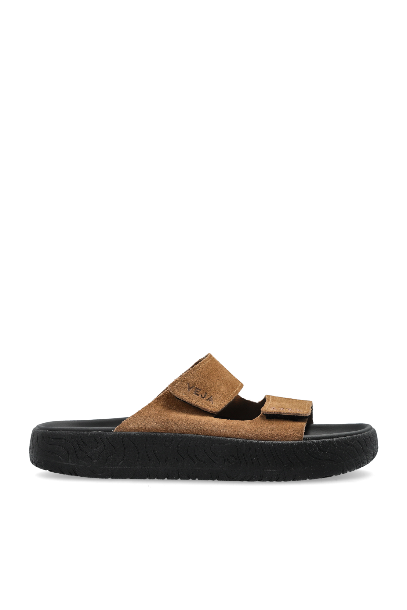 Veja Zamszowe Klapki `ETNA SUEDE SOFT`, Kobiety, Brązowy