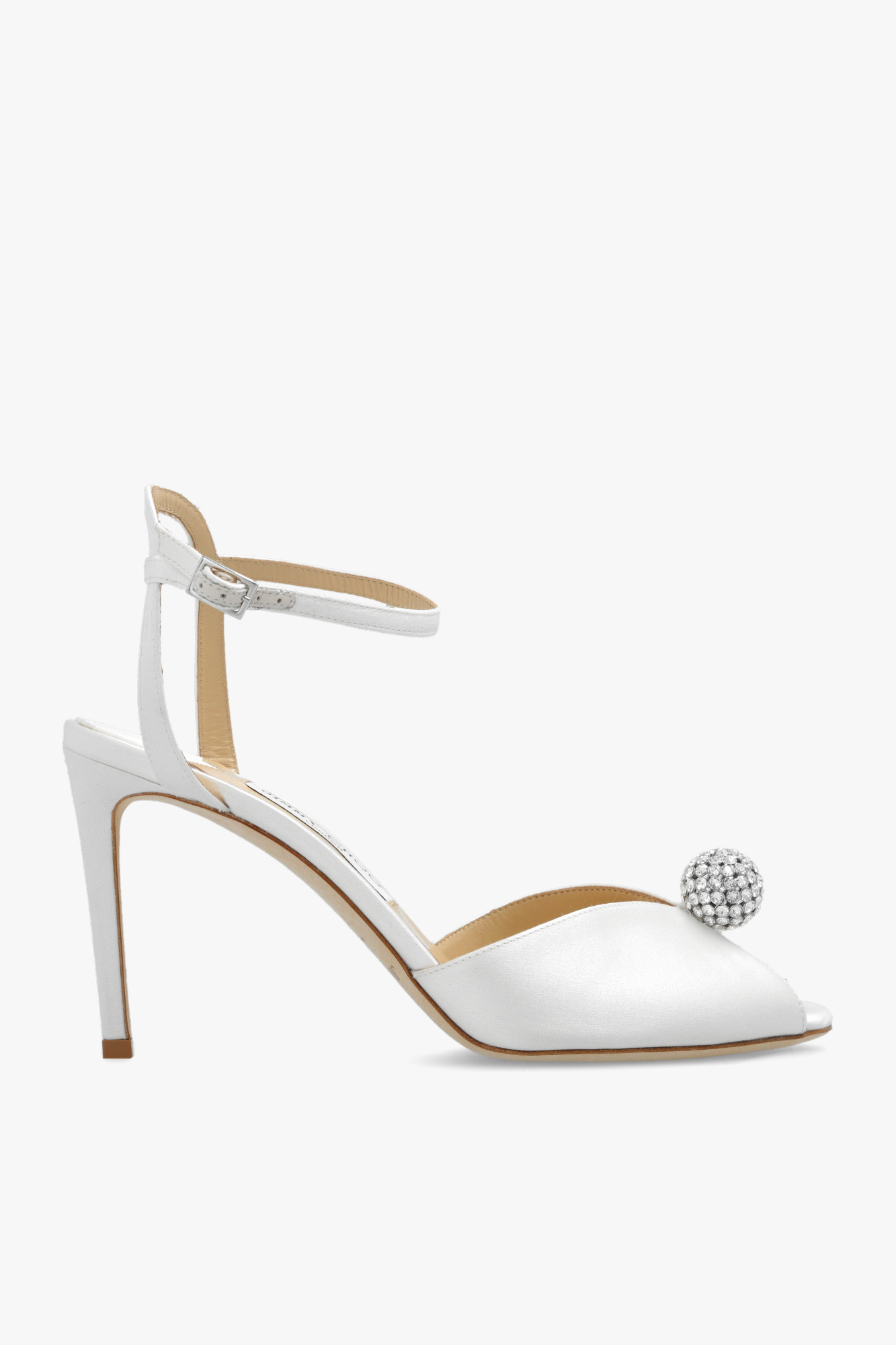 Jimmy Choo Sandały Na Obcasie ‘Sacora’, Kobiety, Biały