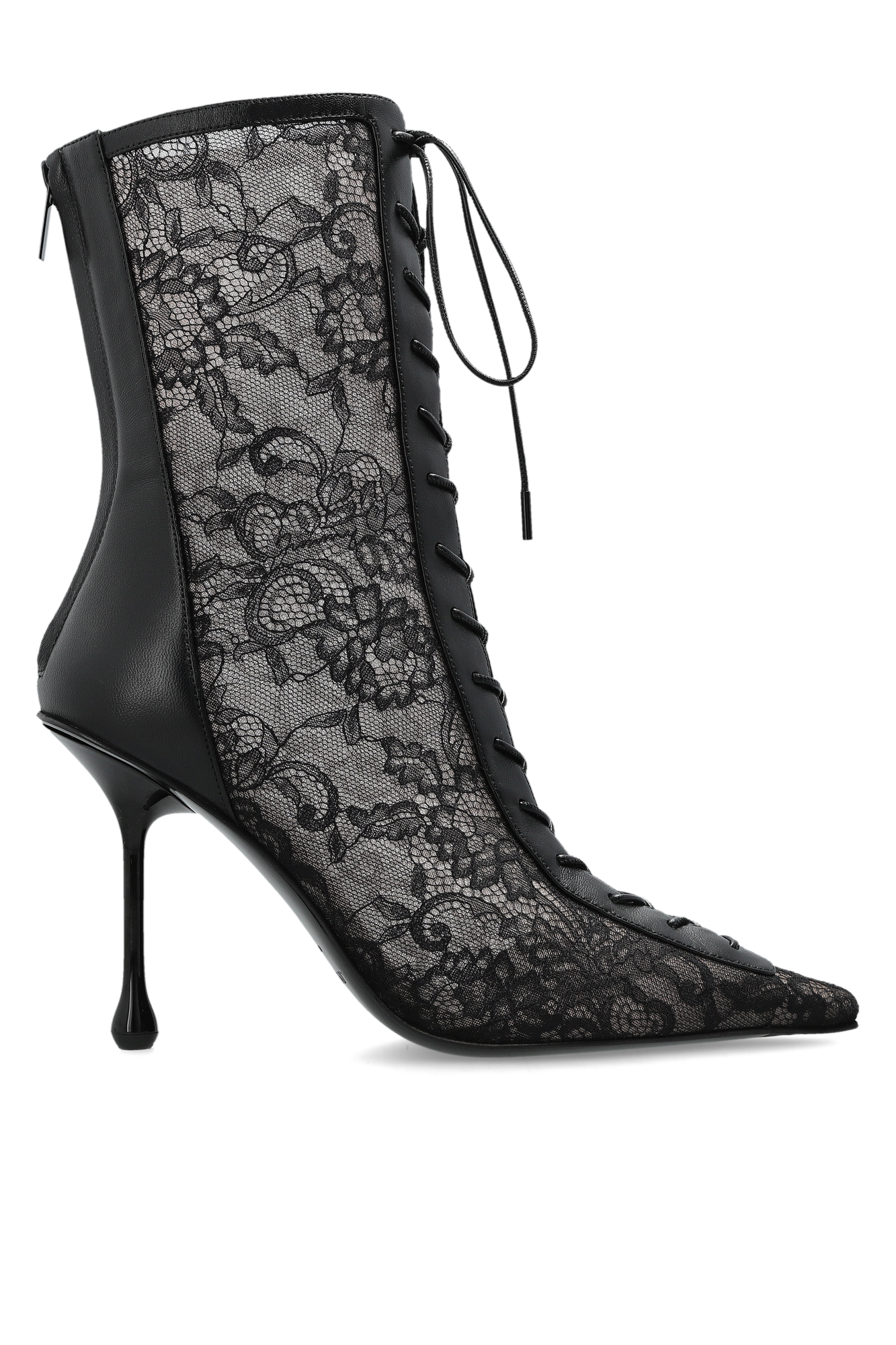 Jimmy Choo Botki Na Obcasie ‘Scarlett’, Kobiety, Czarny