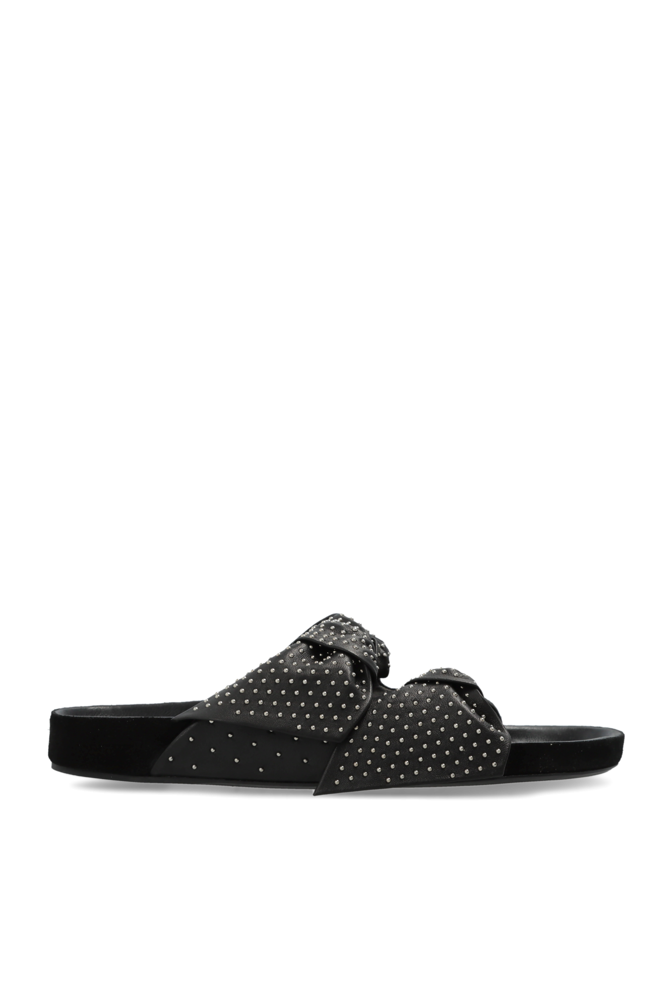 Isabel Marant Klapki `Lennyo Bow`, Kobiety, Czarny