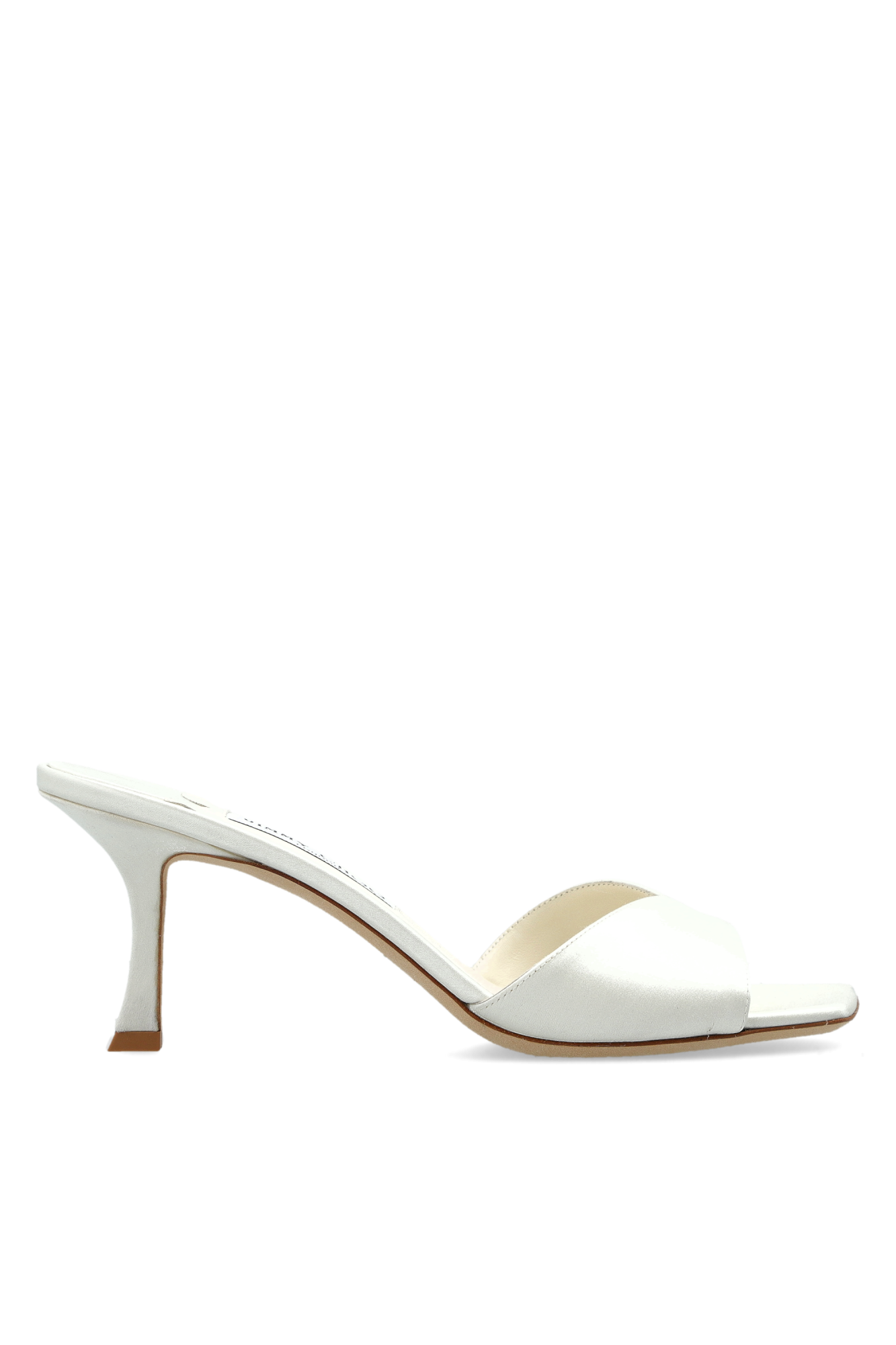 Jimmy Choo Klapki Na Obcasie ‘Skye 70’, Kobiety, Kremowy