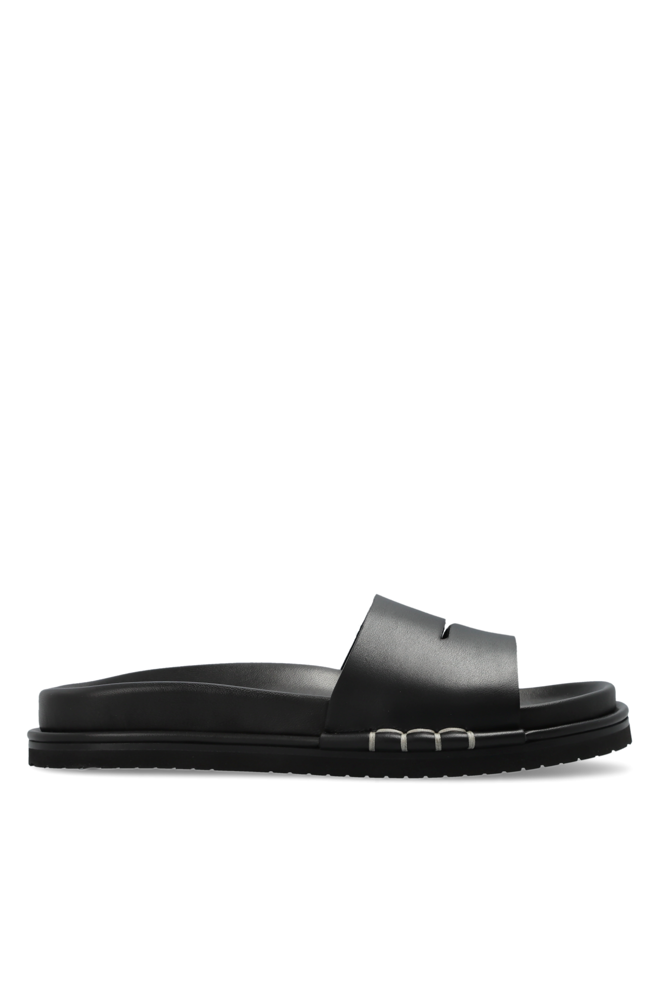 JW Anderson Skórzane Klapki, Kobiety, Czarny